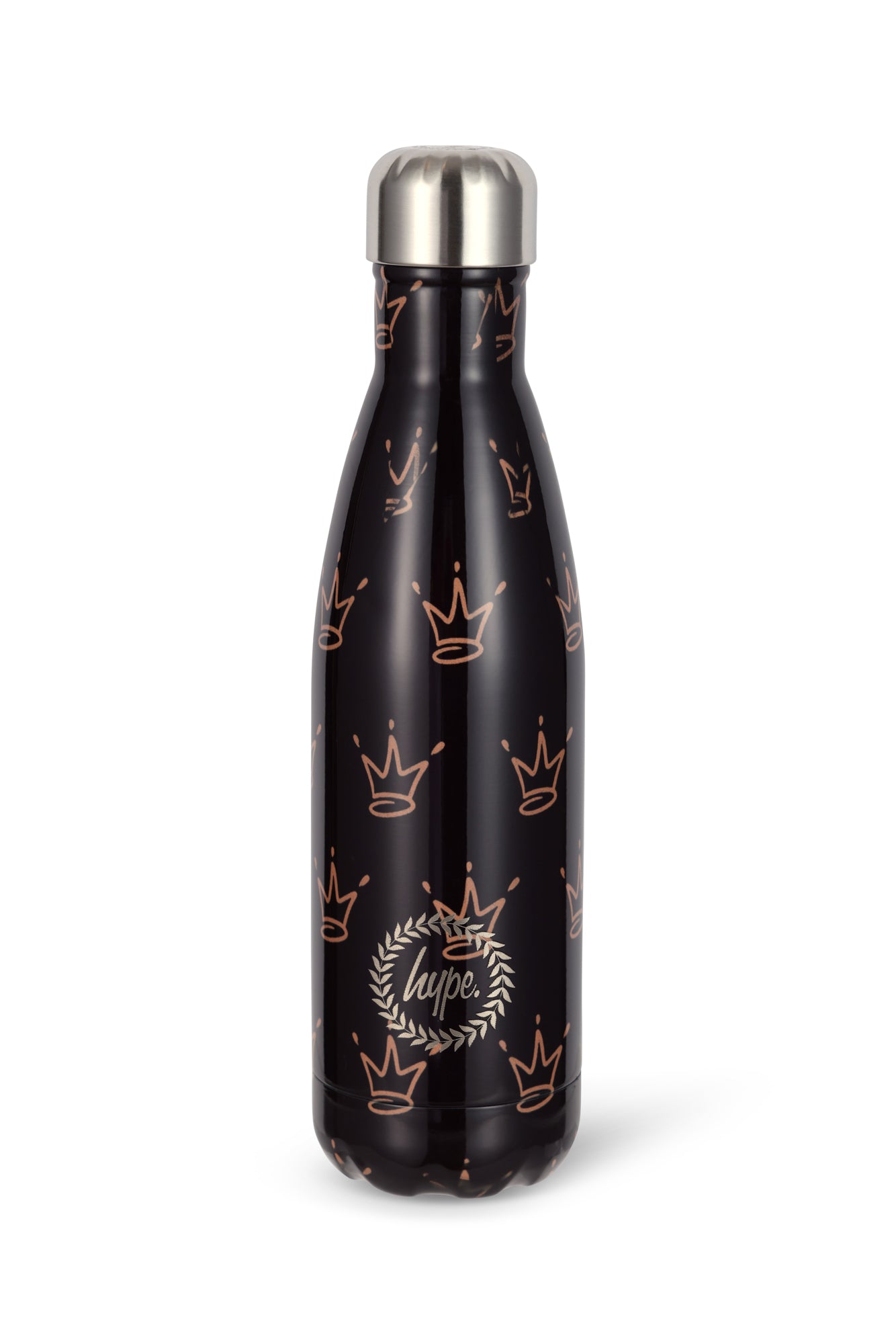 Hype Unisex Black King Thermal Water Bottle