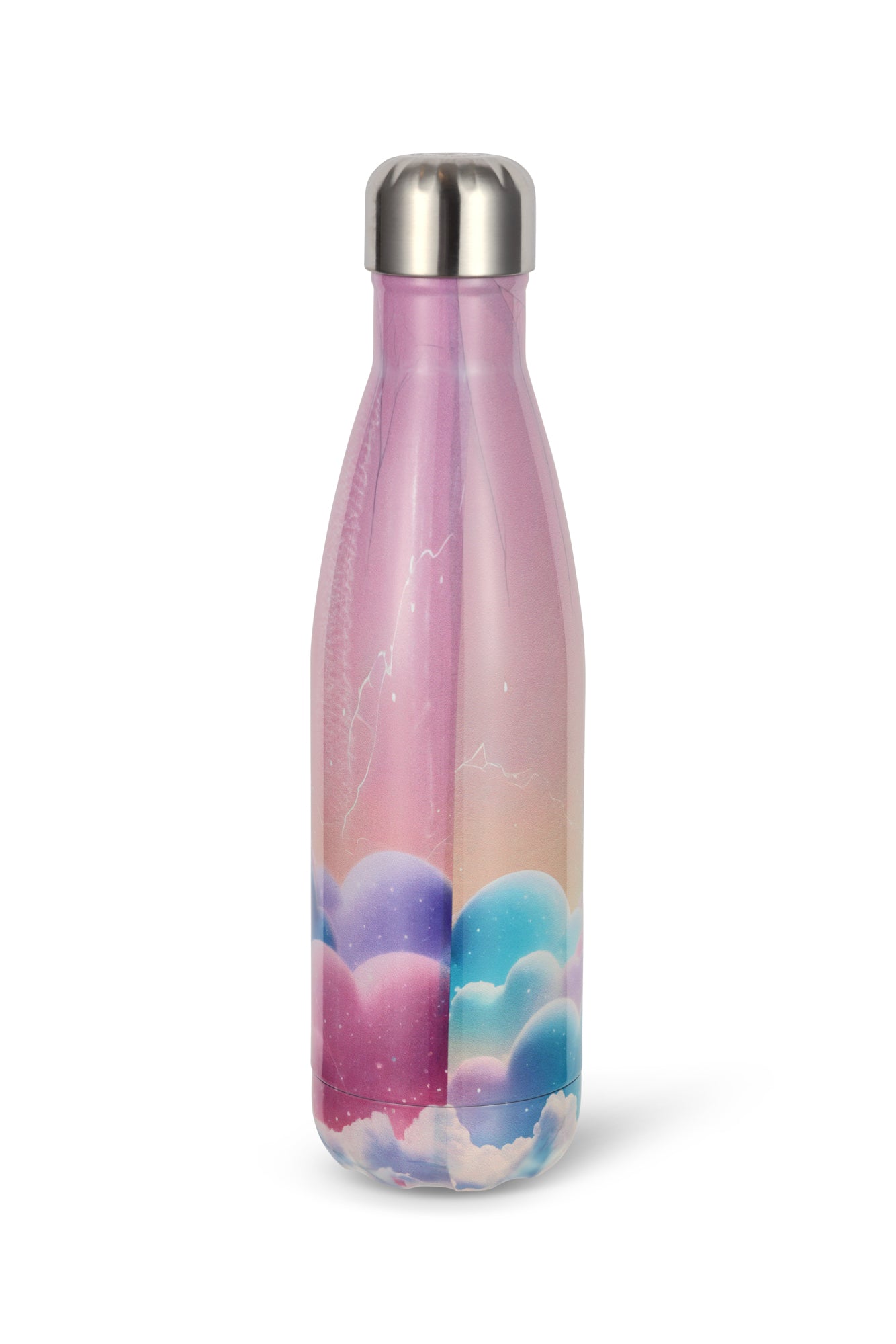 Hype Unisex Multi Pink Sky  Water Bottle