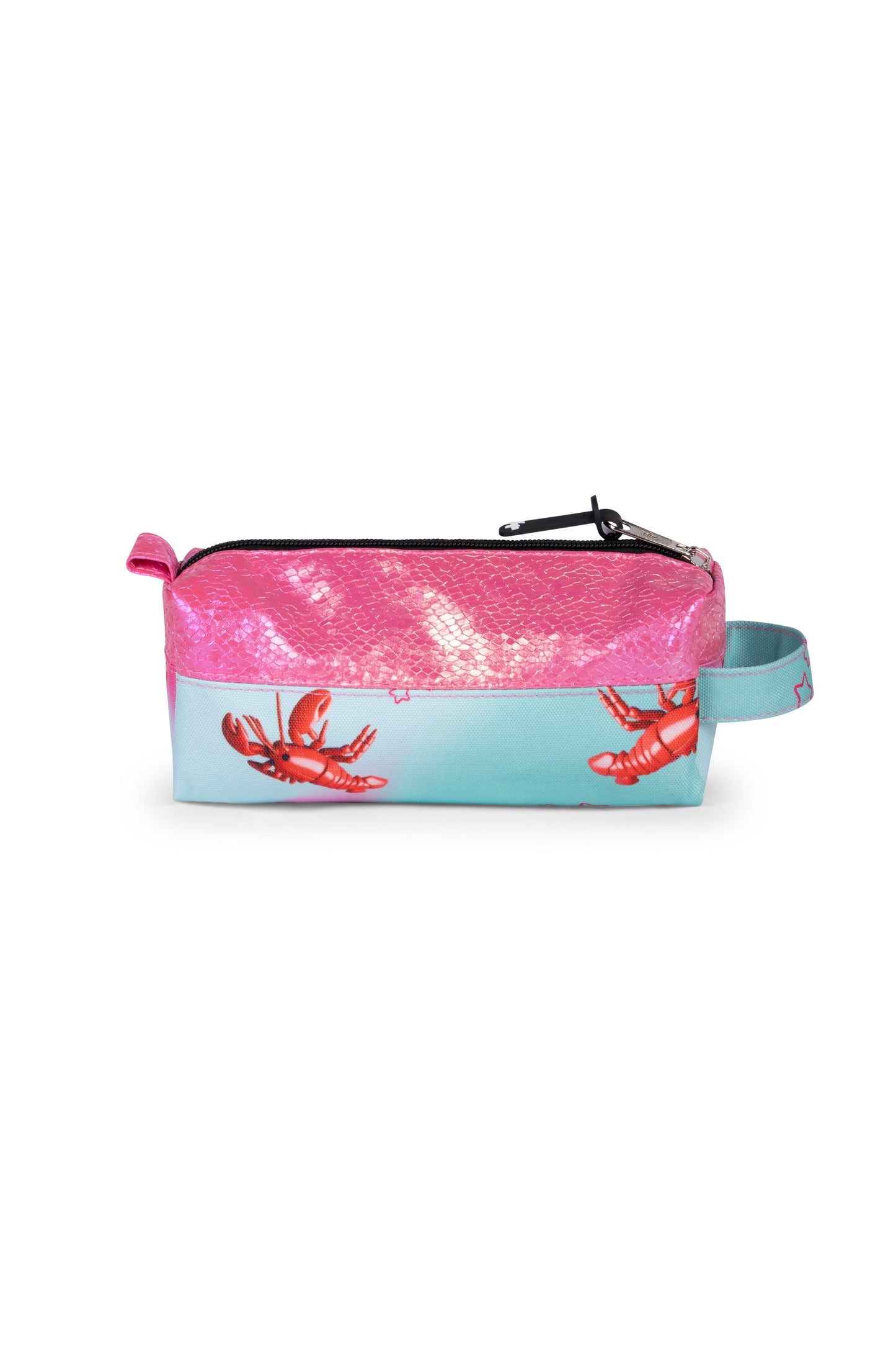 Hype Kids Pink/Mint Green Disco Lobster Pencil Case