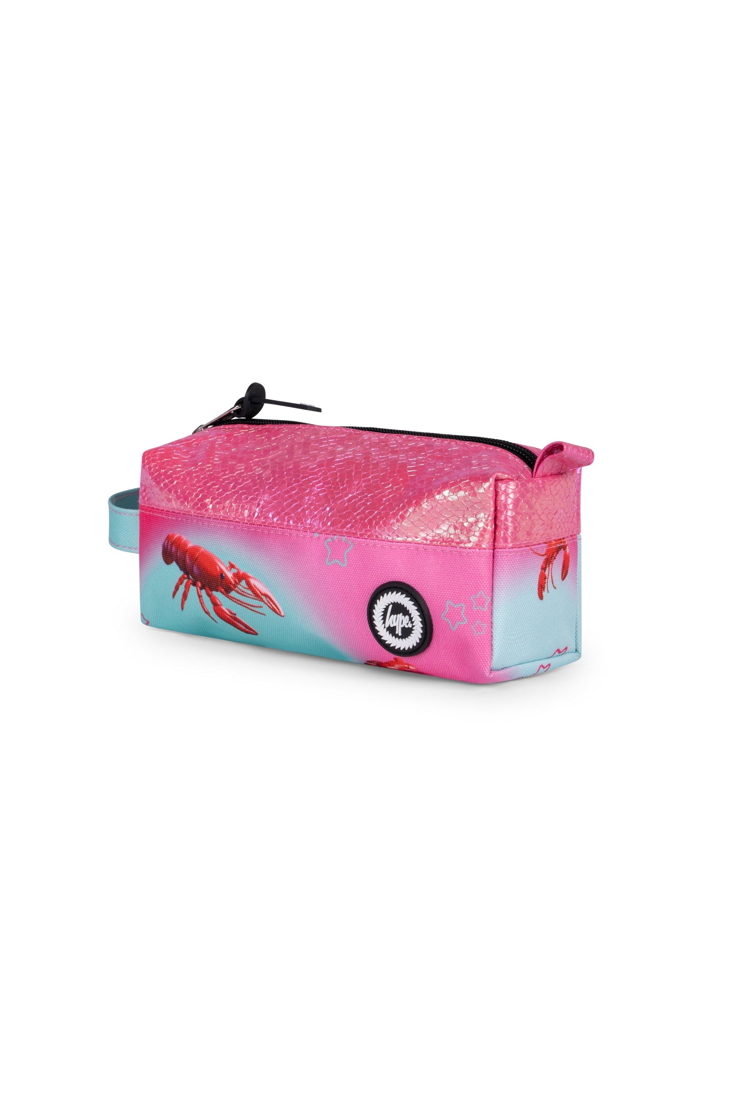 Hype Kids Pink/Mint Green Disco Lobster Pencil Case