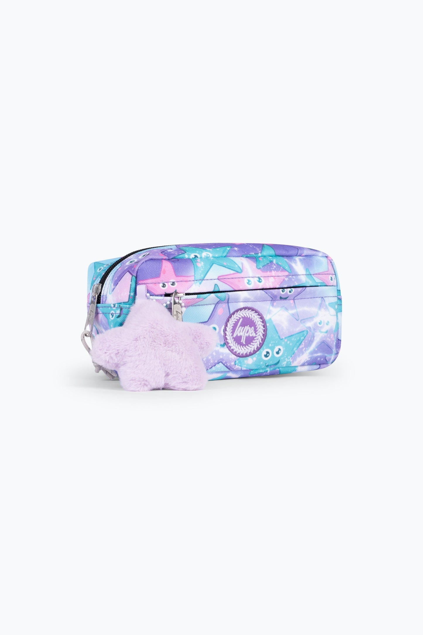 Hype Kids Purple/Green Starfish Maxi Pencil Case