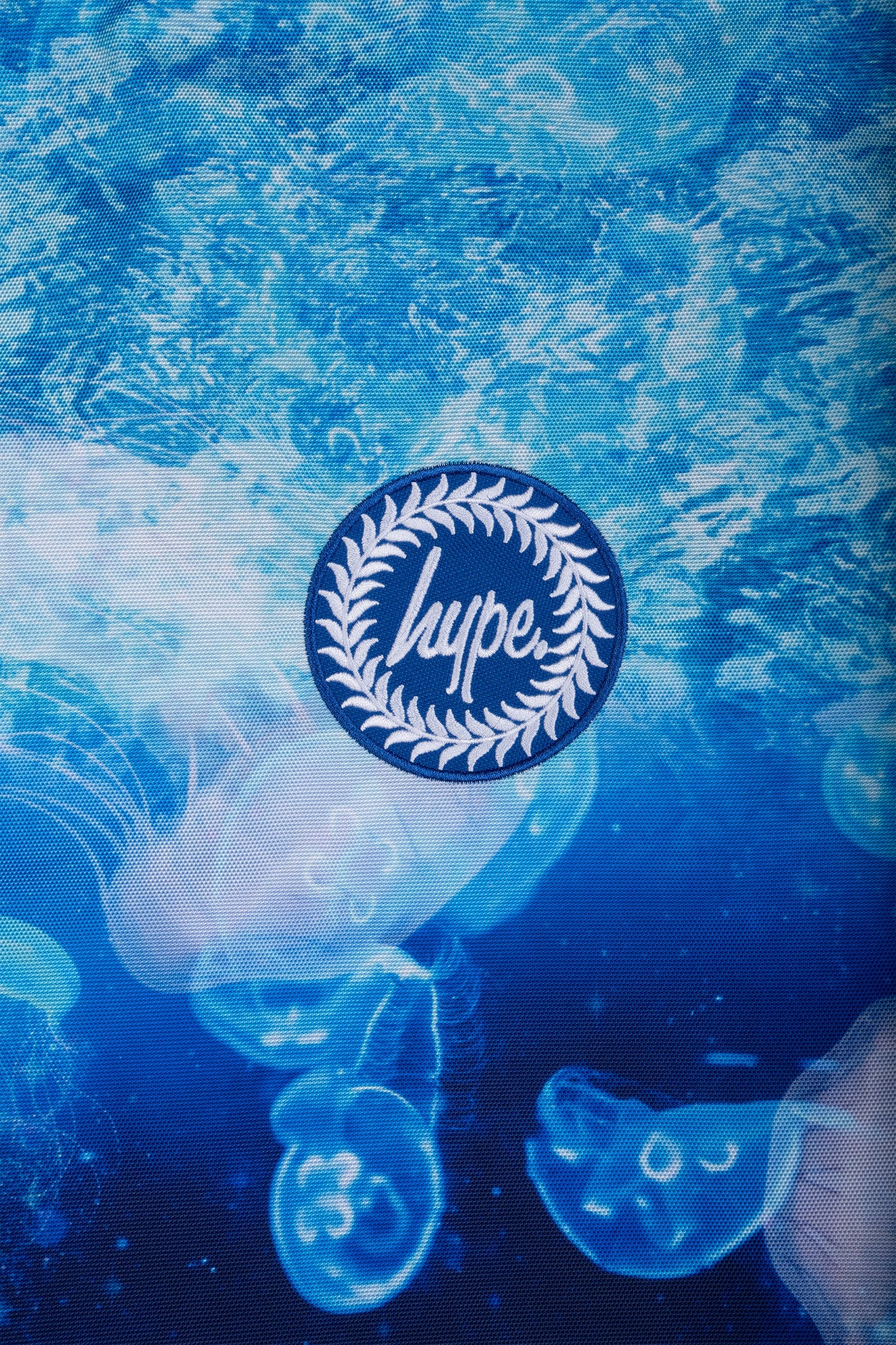 Hype Kids Blue Jellyfish Drawstring Bag