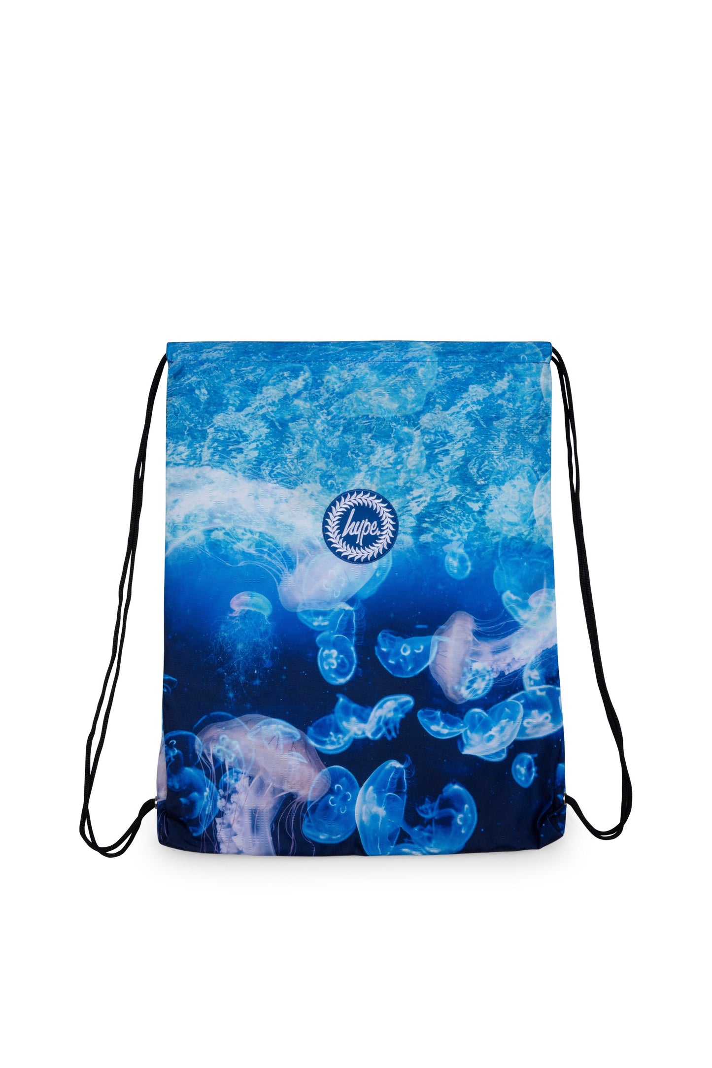 Hype Kids Blue Jellyfish Drawstring Bag