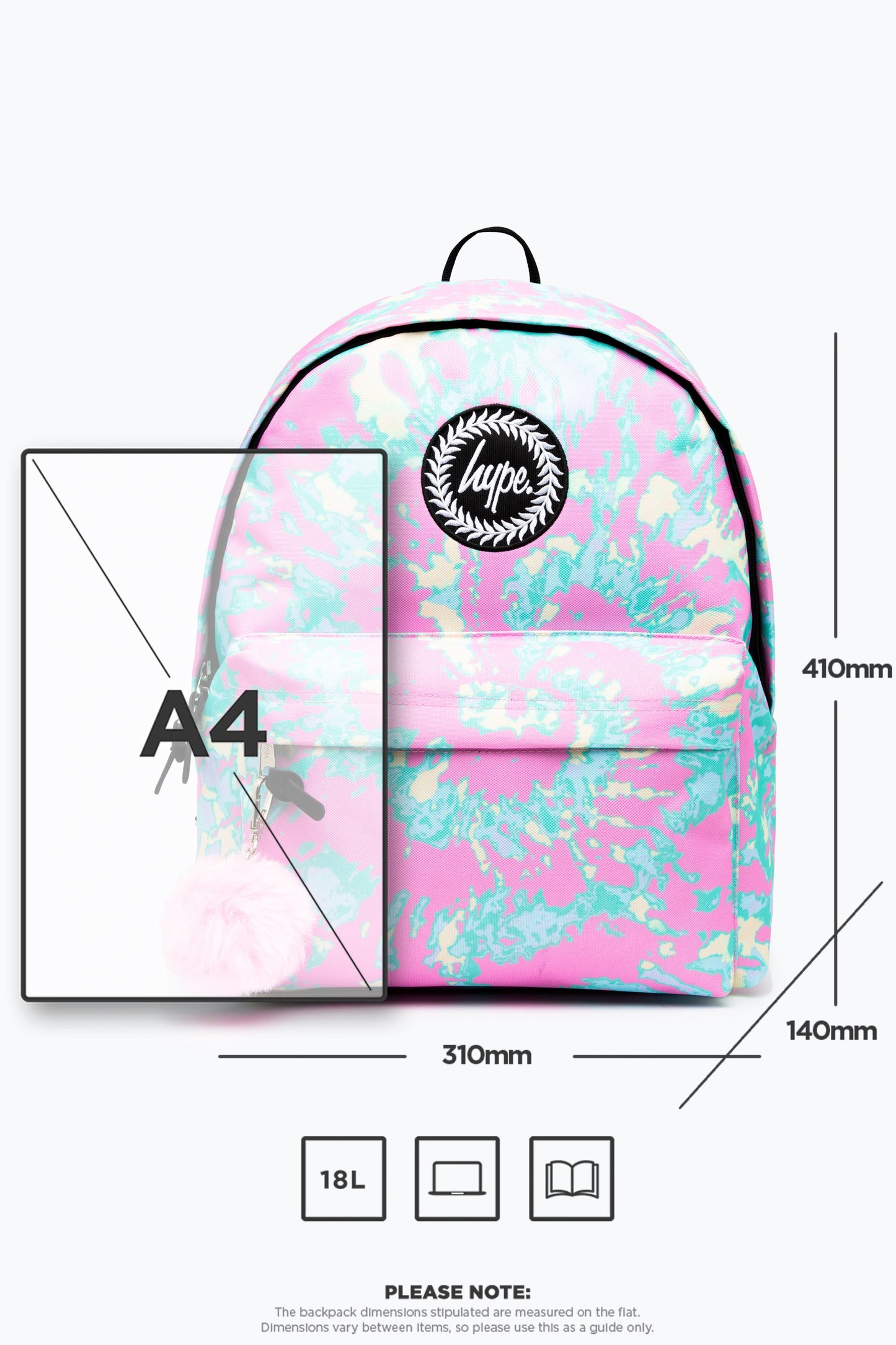 HYPE PASTEL TYE DYE BACKPACK