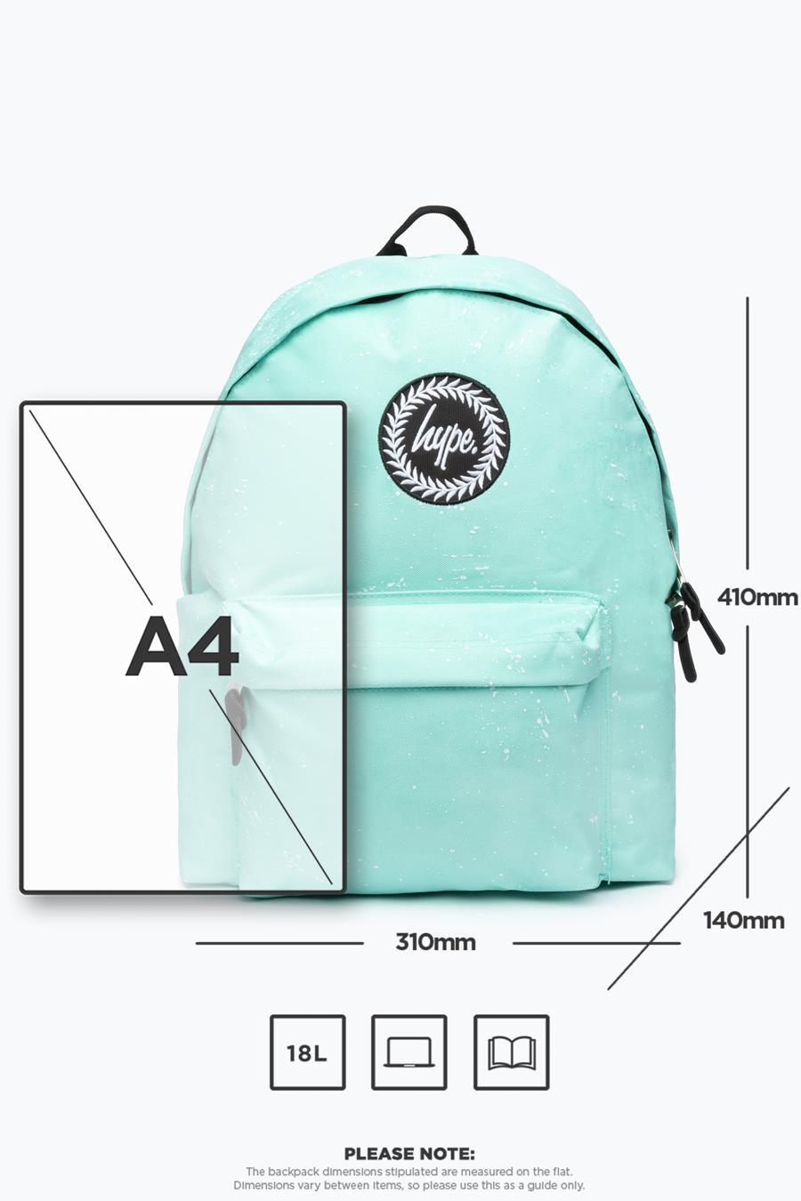 HYPE MINT WITH WHITE SPECKLE BACKPACK