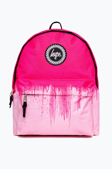 Hype Pink Drips Backpack