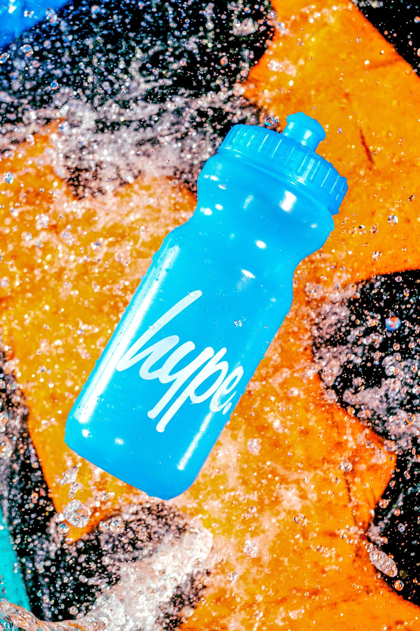 HYPE BLUE SCRIPT BOTTLE