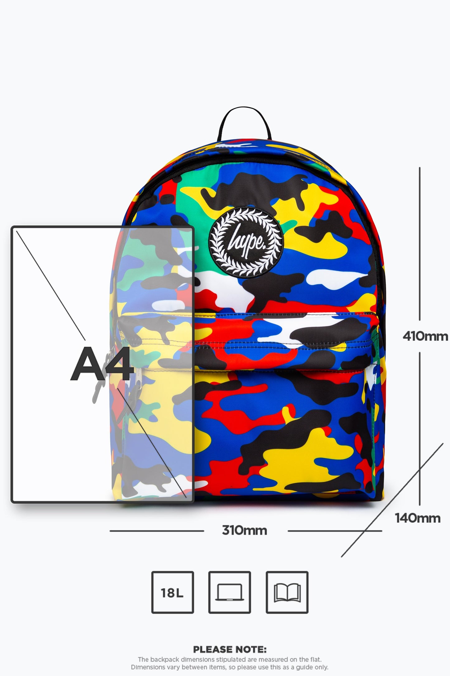 HYPE PRIMARY CAMO BACKPACK