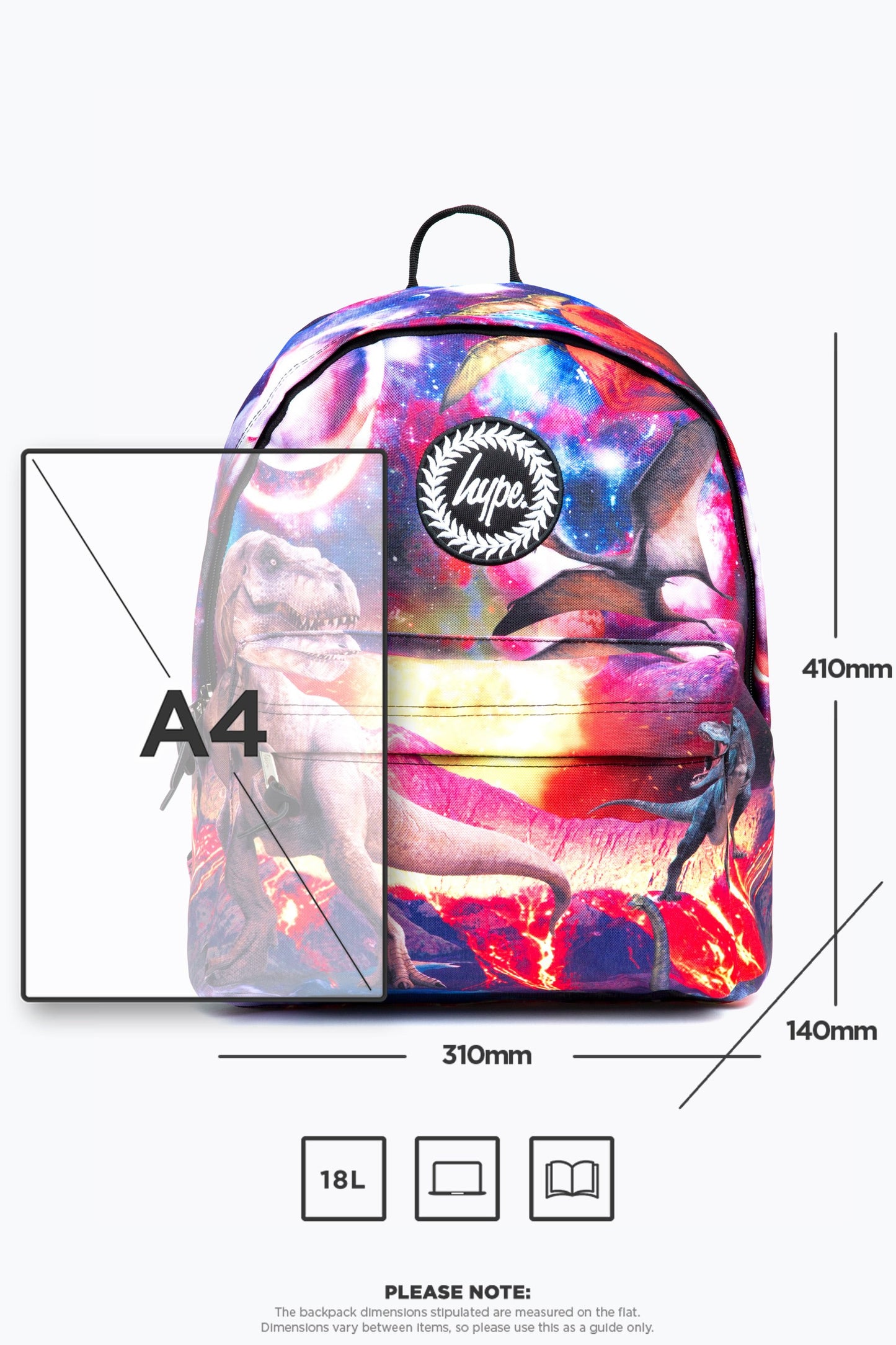 HYPE SPACE DINOSAUR BACKPACK