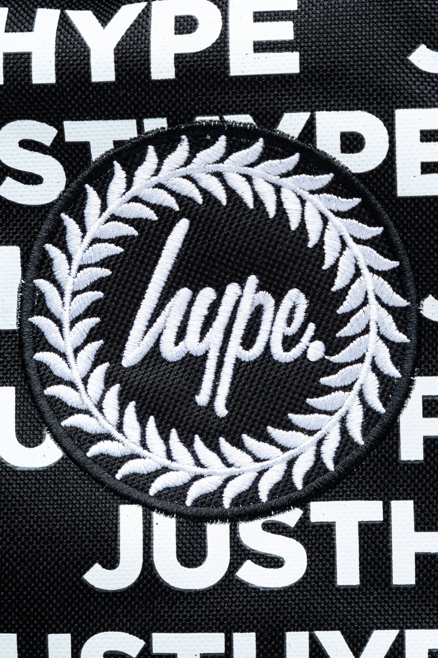 HYPE BLACK LOGO BACKPACK