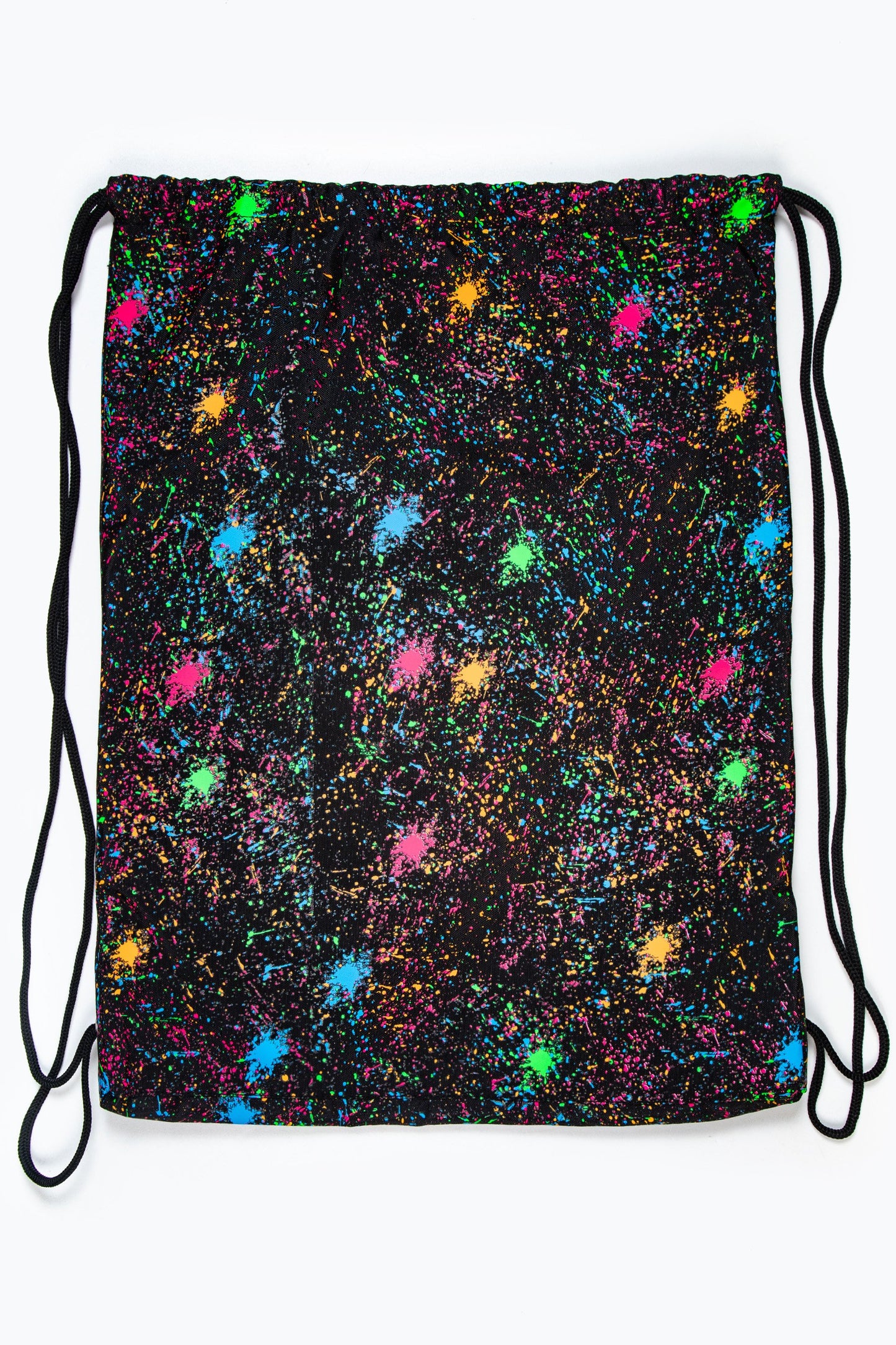 HYPE MULTI COLOUR SPLAT DRAWSTRING BAG