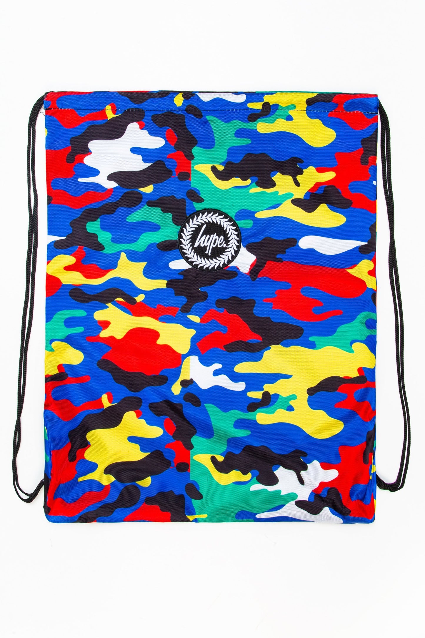 HYPE PRIMARY CAMO DRAWSTRING BAG