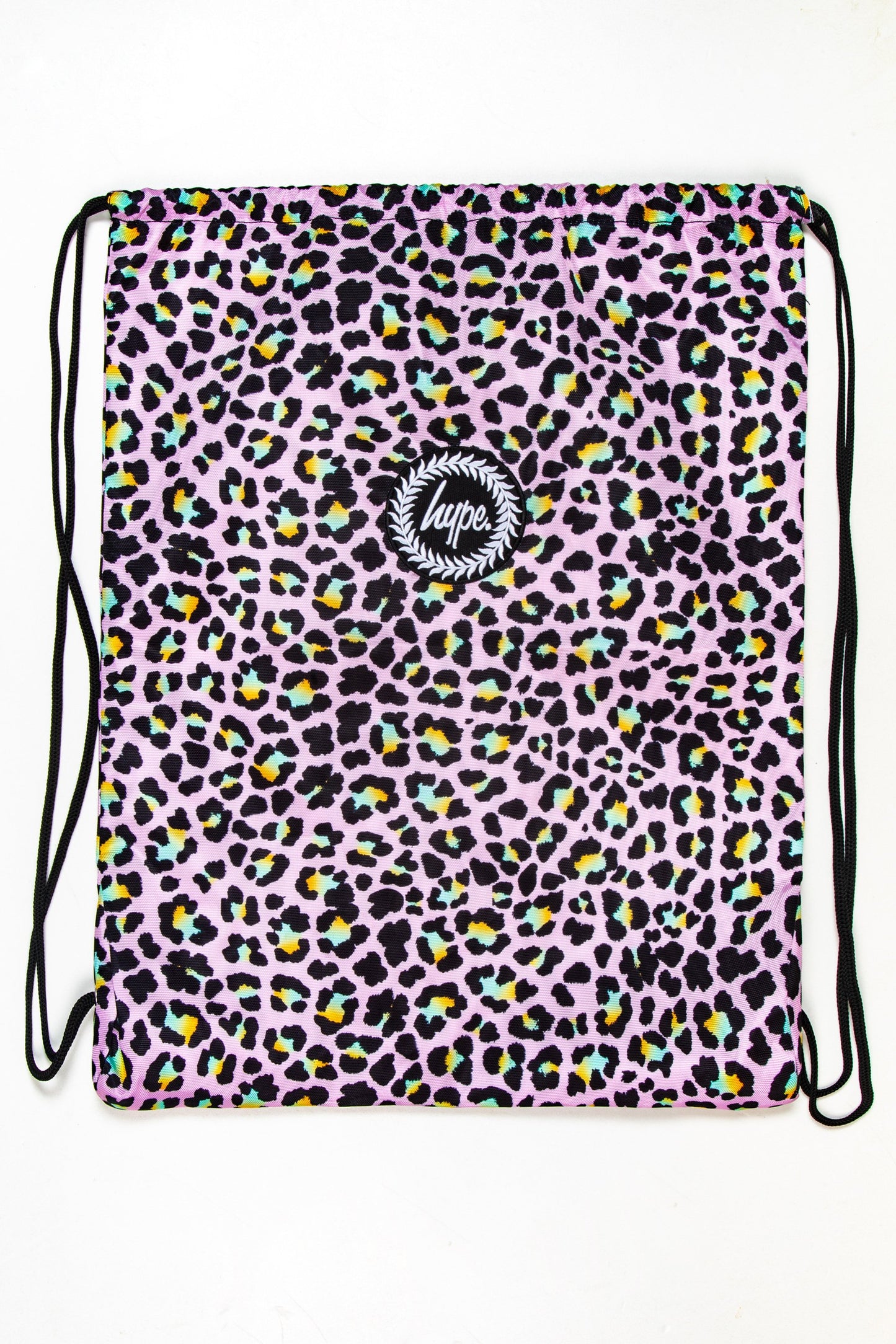 HYPE DISCO LEOPARD DRAWSTRING BAG