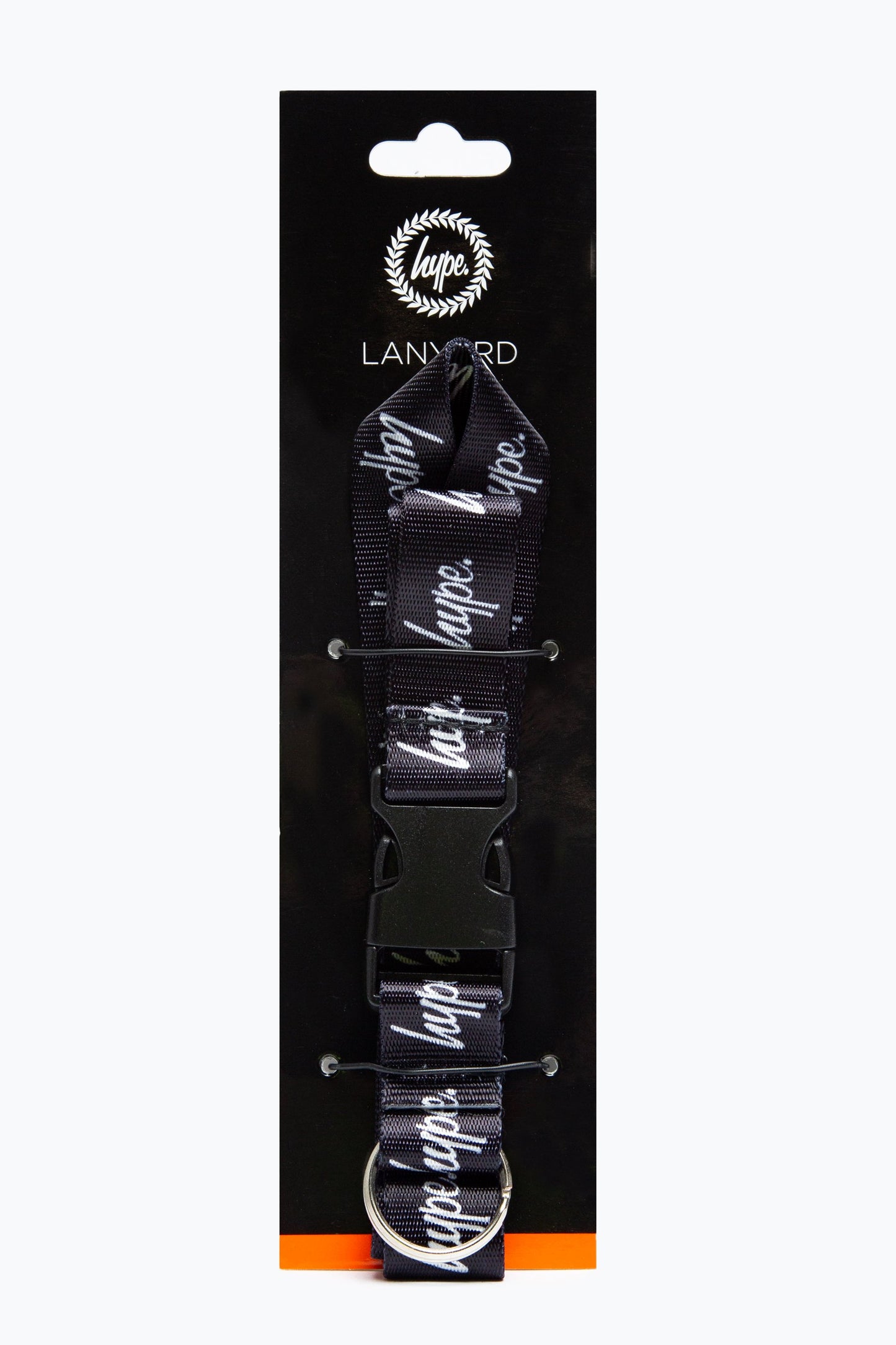 HYPE BLACK LOGO LANYARD