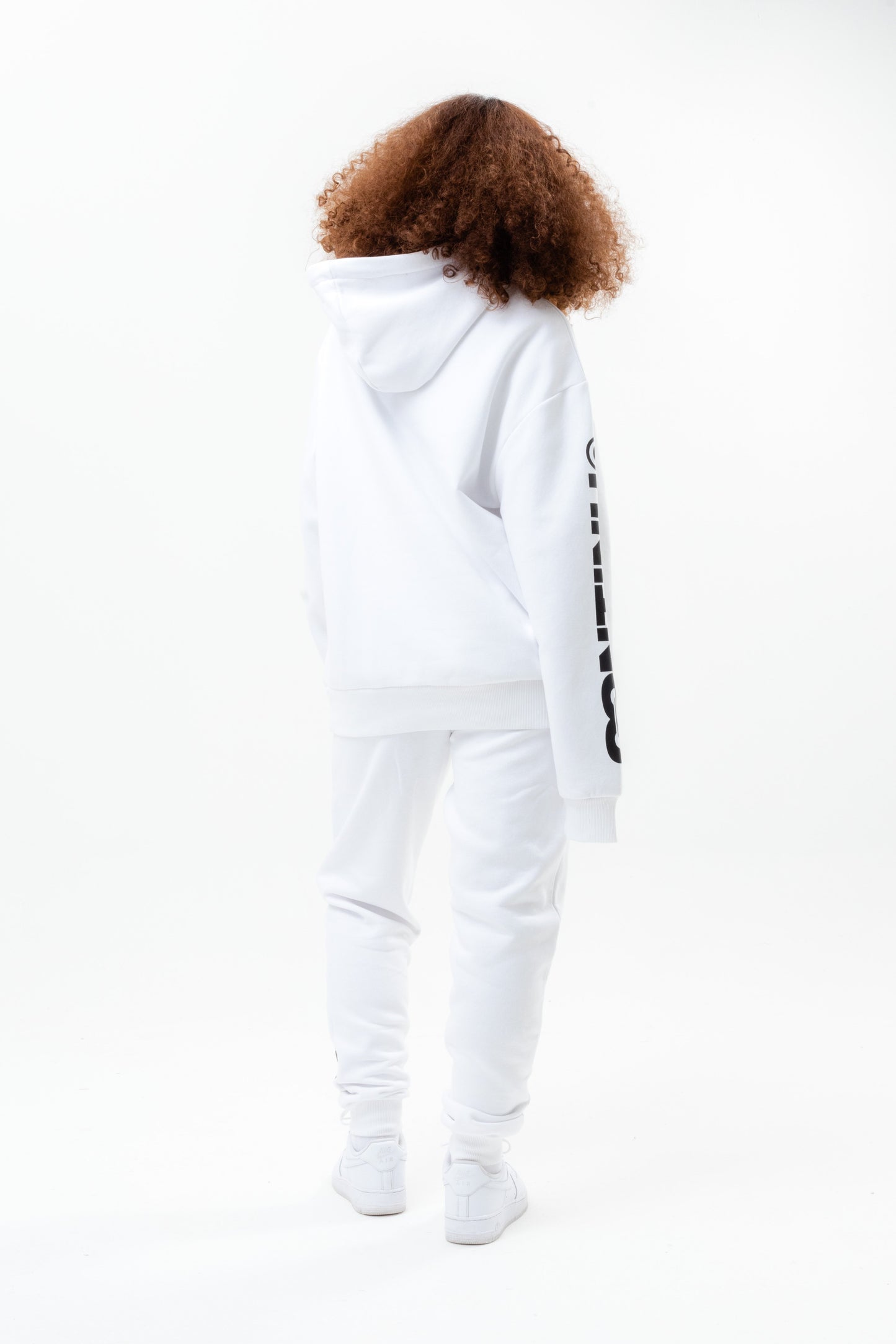 CONTINU8 WHITE OVERSIZED HOODIE