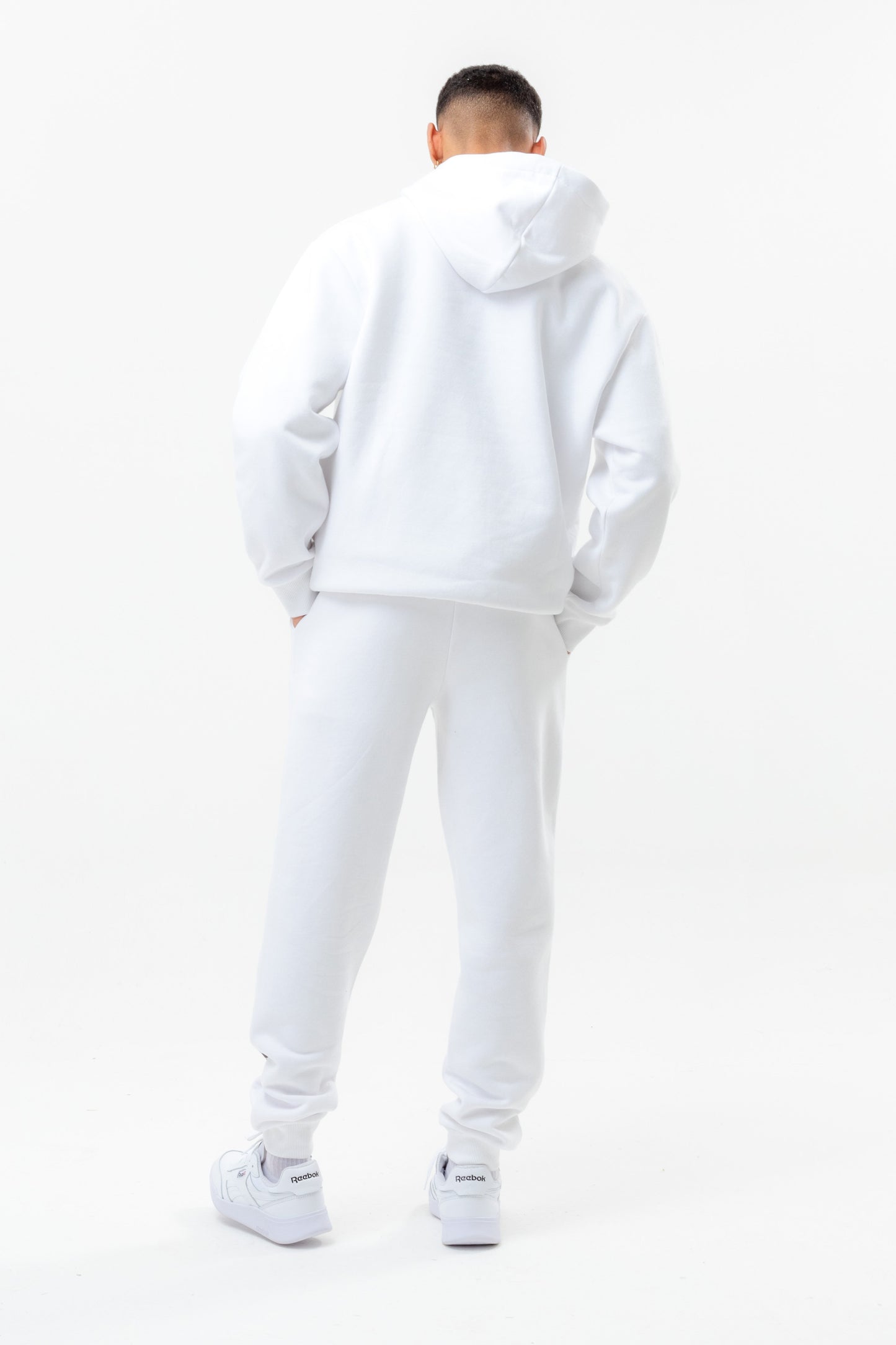 CONTINU8 WHITE OVERSIZED HOODIE