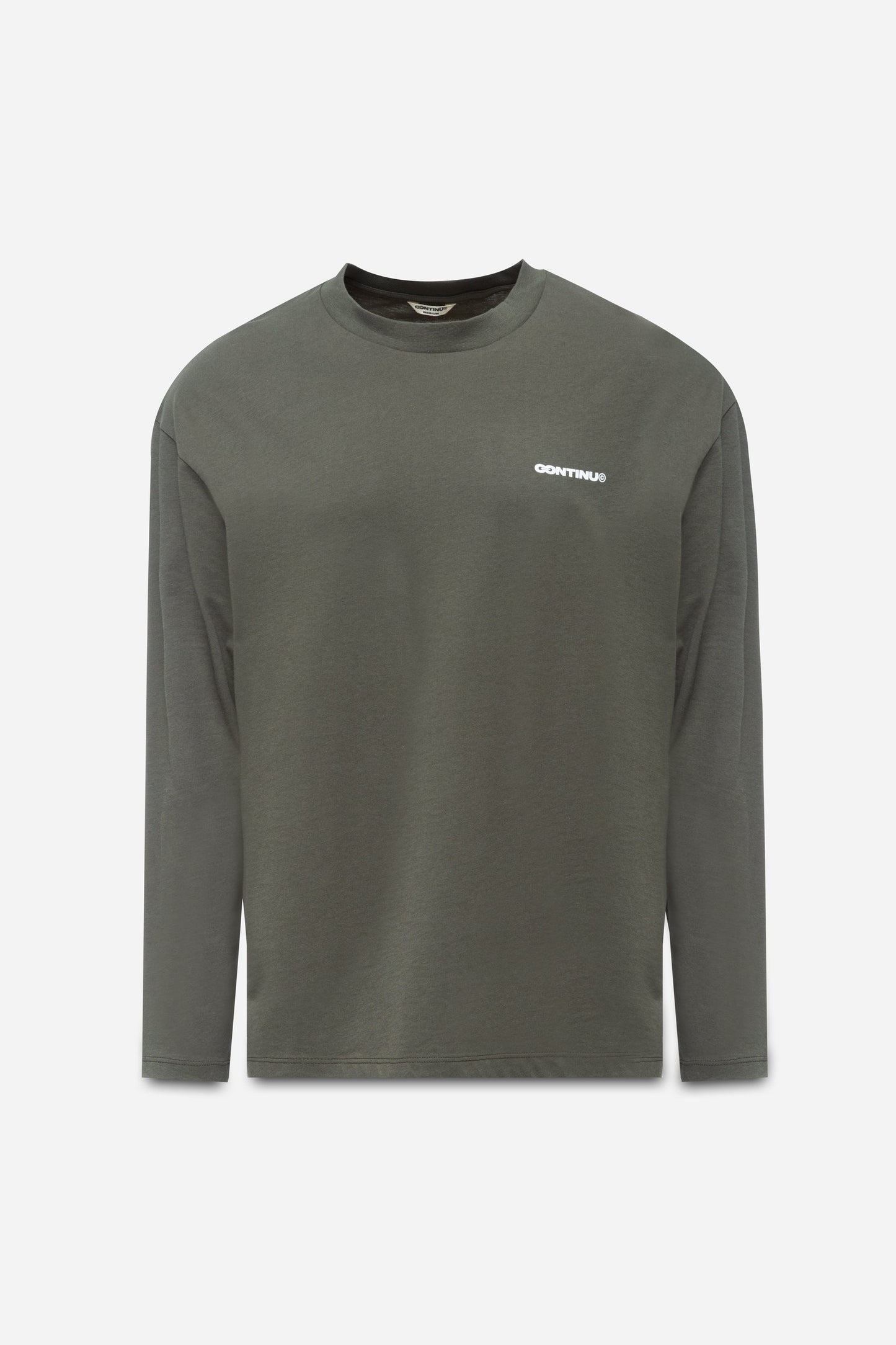 CONTINU8 GREY LONG SLEEVE T-SHIRT