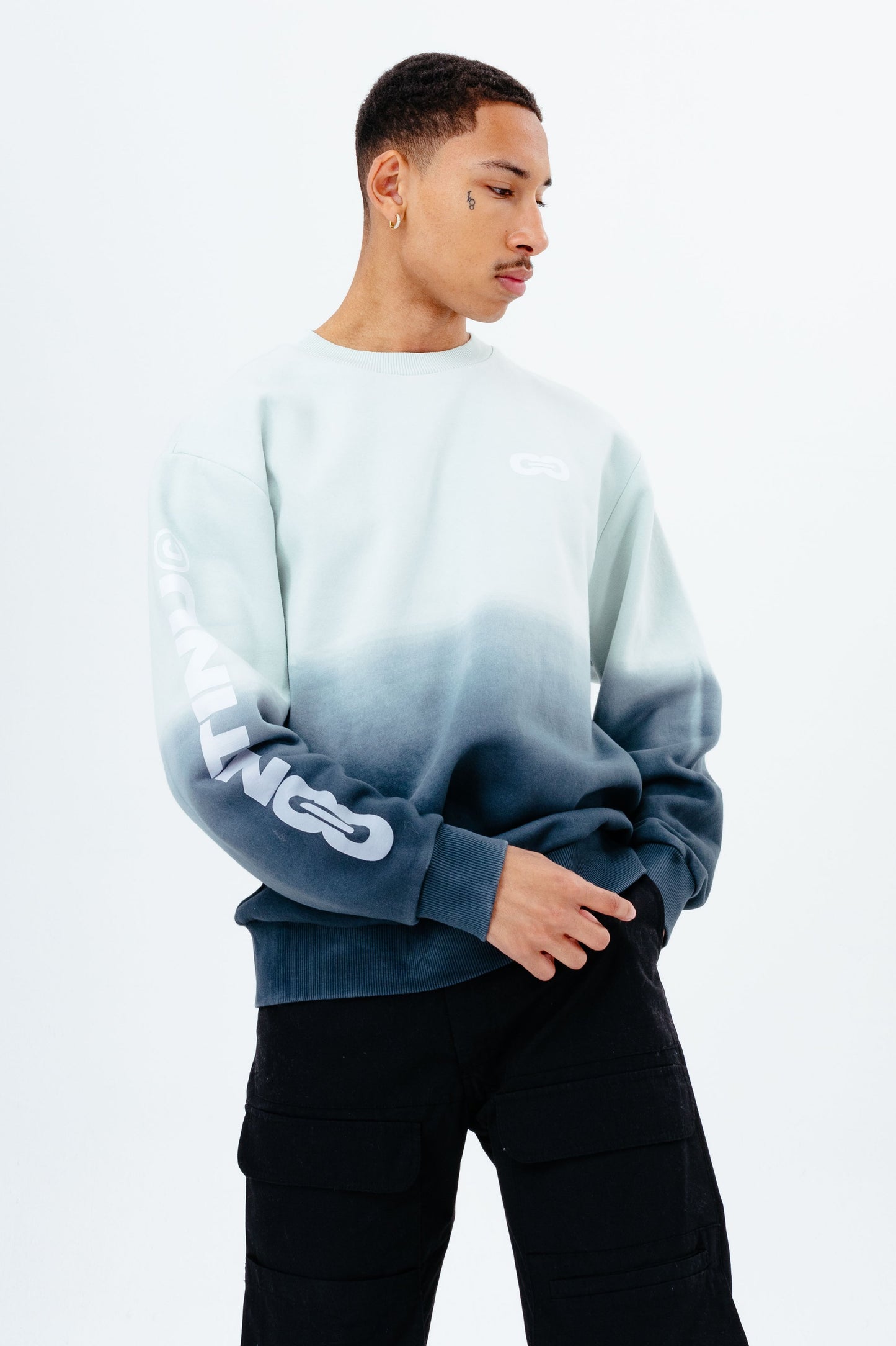 CONTINU8 GREY FADE SWEATSHIRT