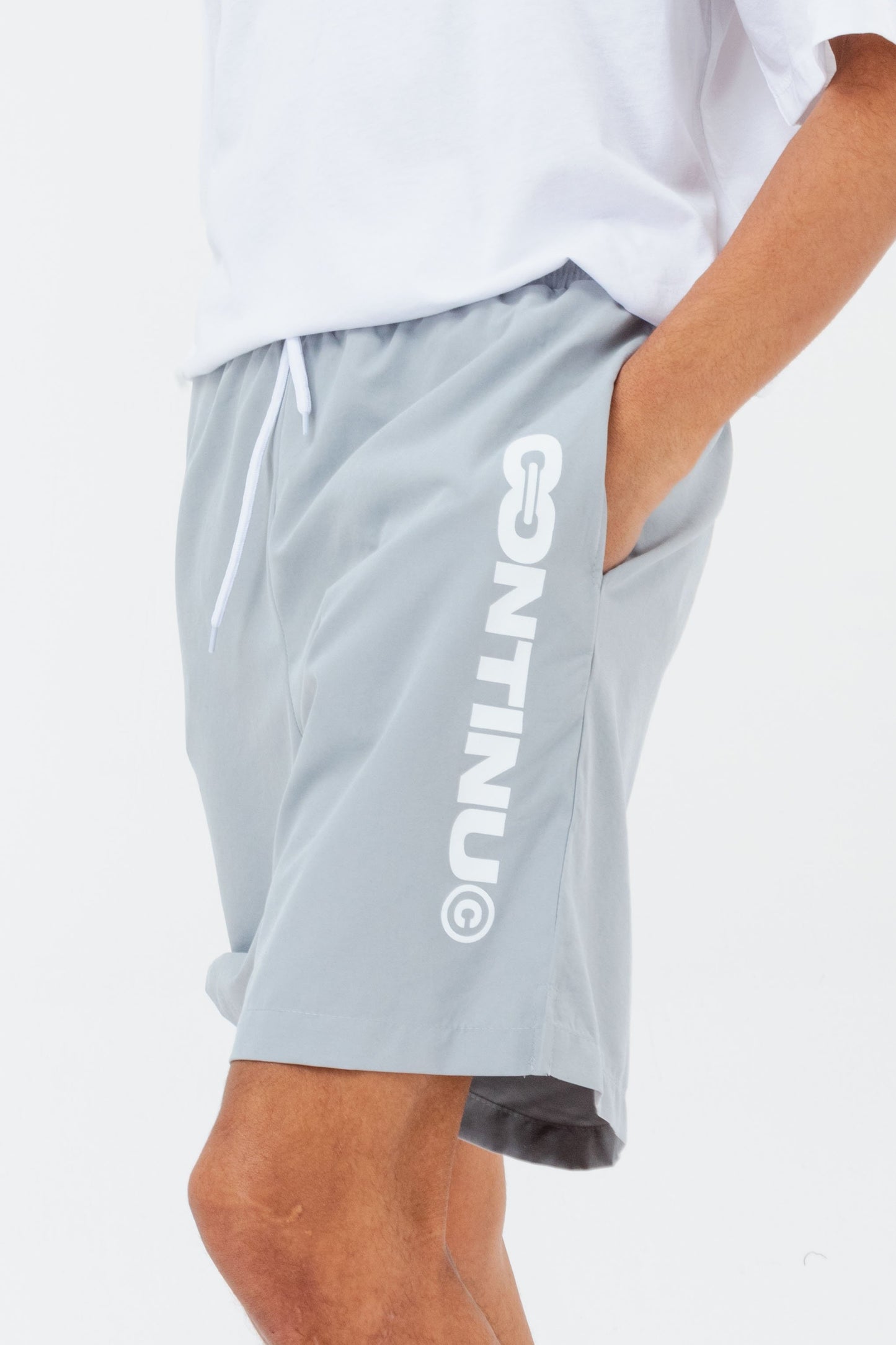 CONTINU8 BLUE SWIM SHORTS