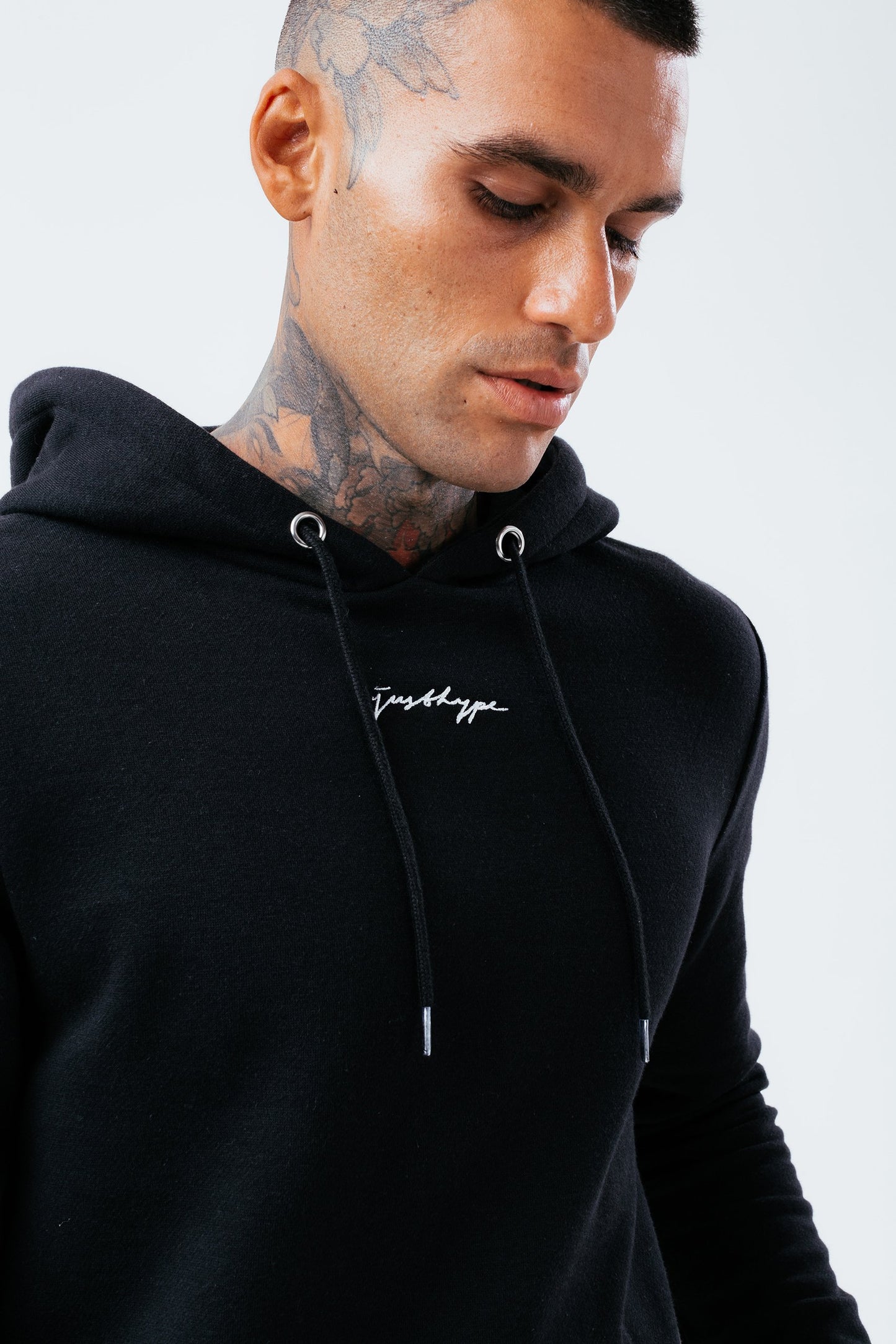 HYPE BLACK SCRIBBLE MEN'S HOODIE