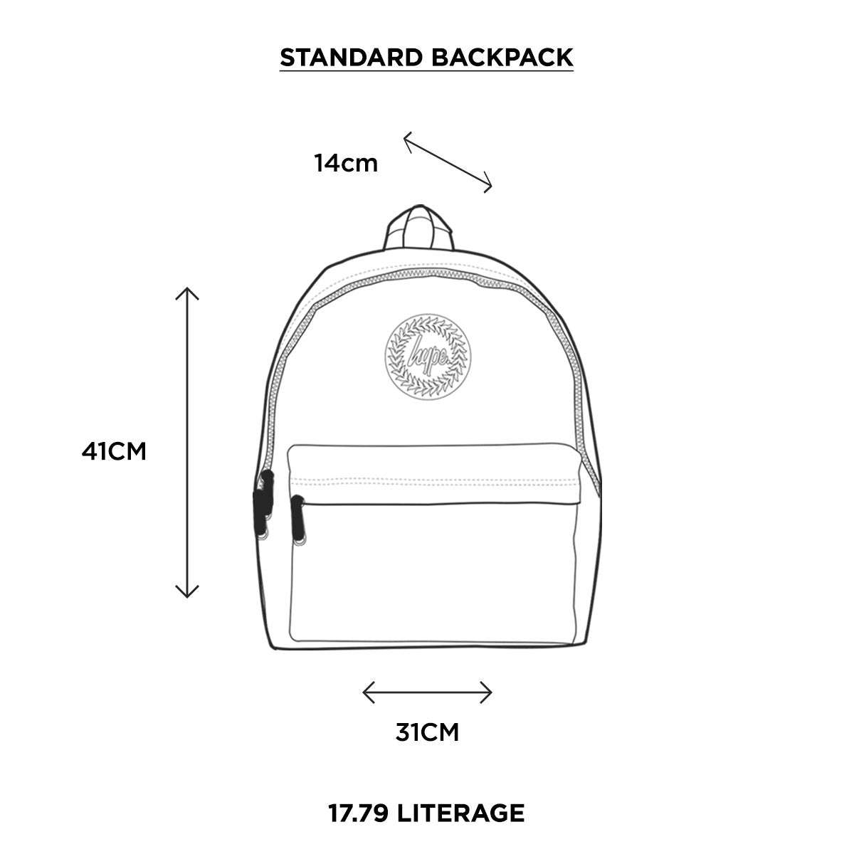 HYPE RED SMUDGE BACKPACK