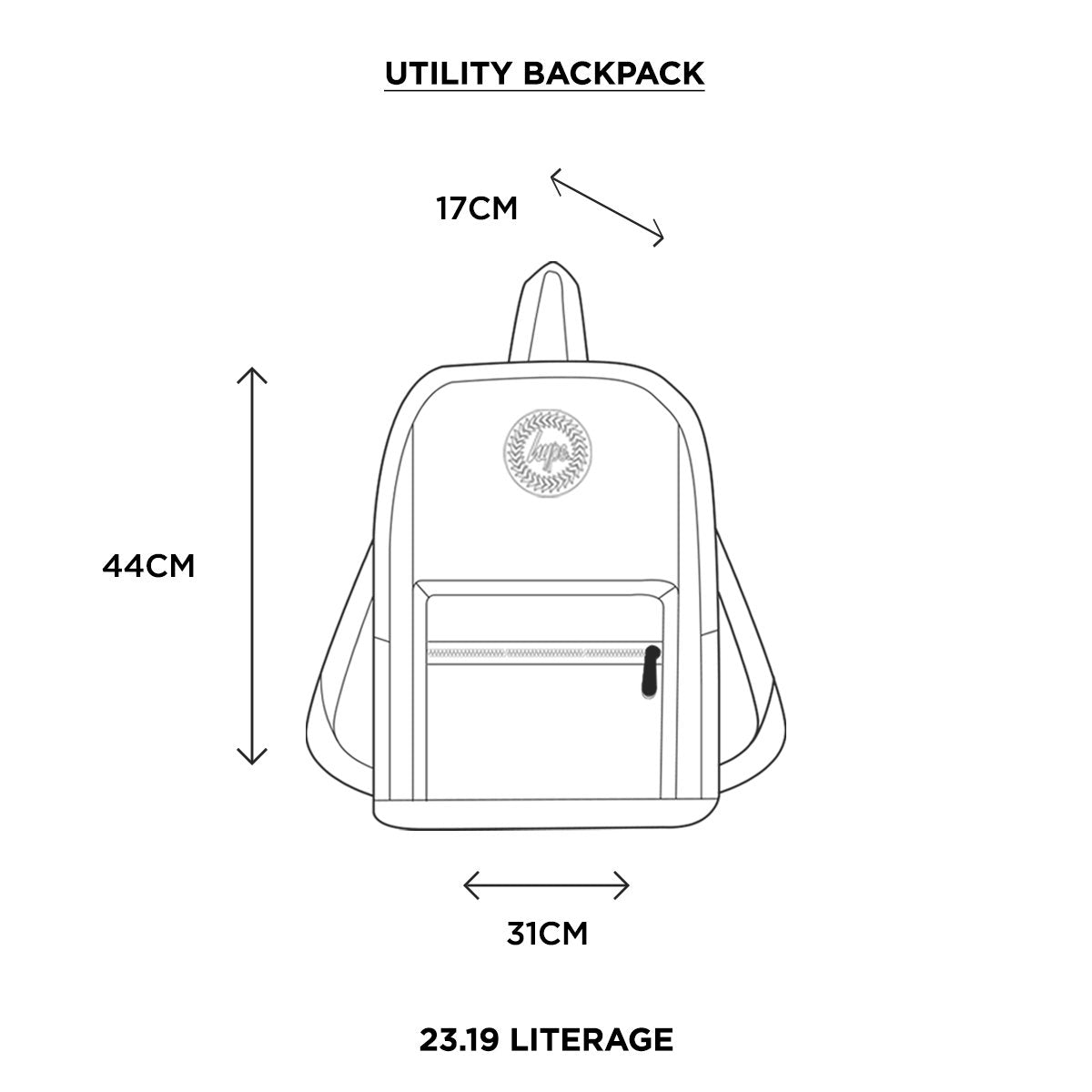 HYPE MIXED MARKER LEOPARD UTILITY BACKPACK