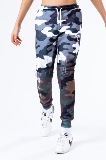 Hype Half Camo Drips Kids Joggers