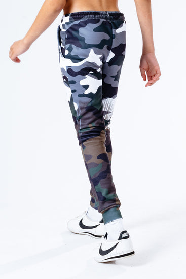 Hype Half Camo Drips Kids Joggers