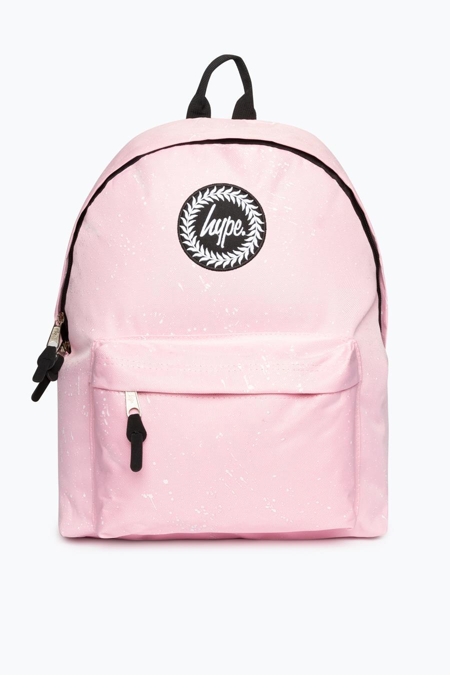 HYPE BABY PINK WITH WHITE SPECKLE BACKPACK