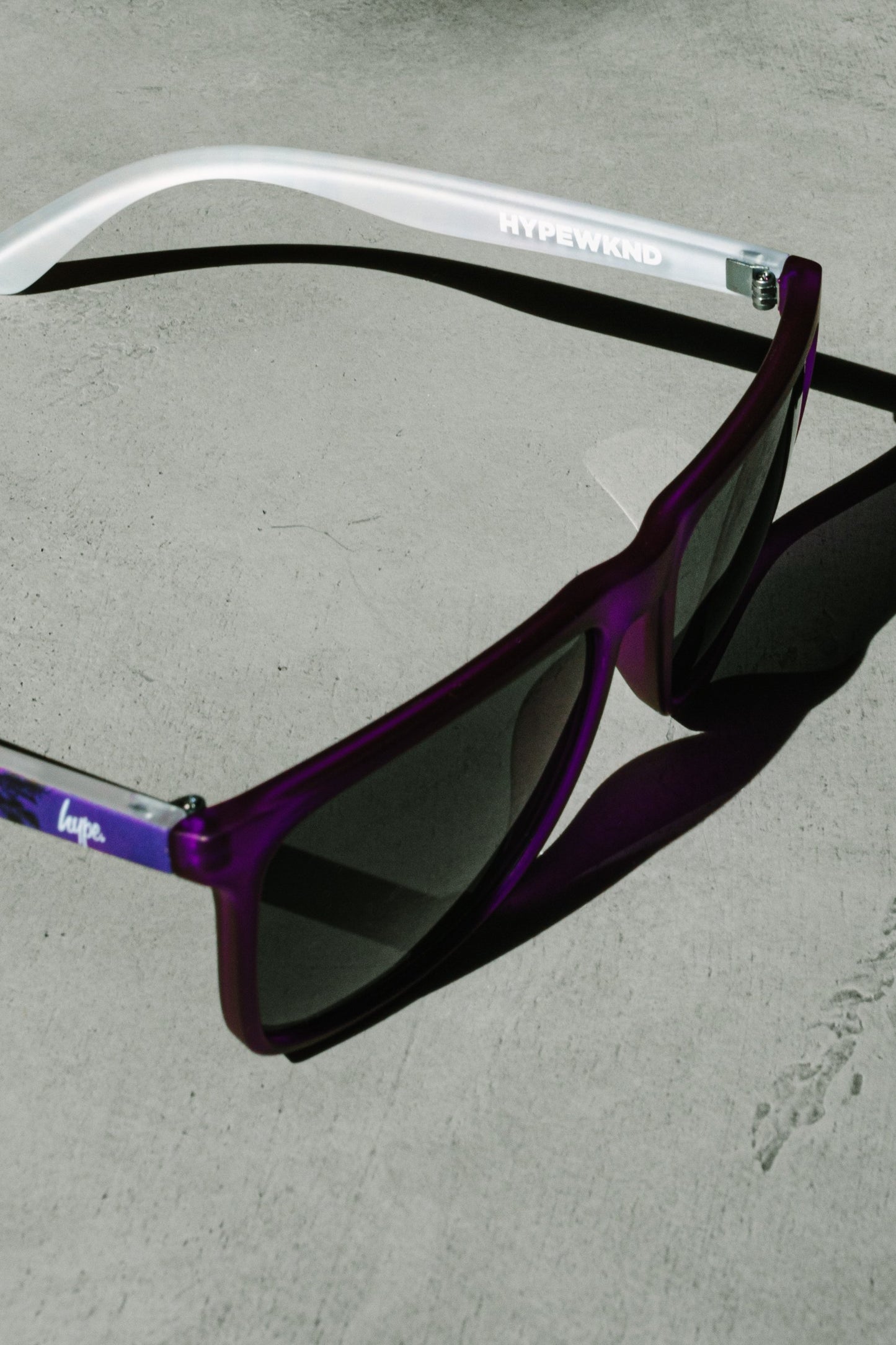 Hype Purple Palm Sunglasses