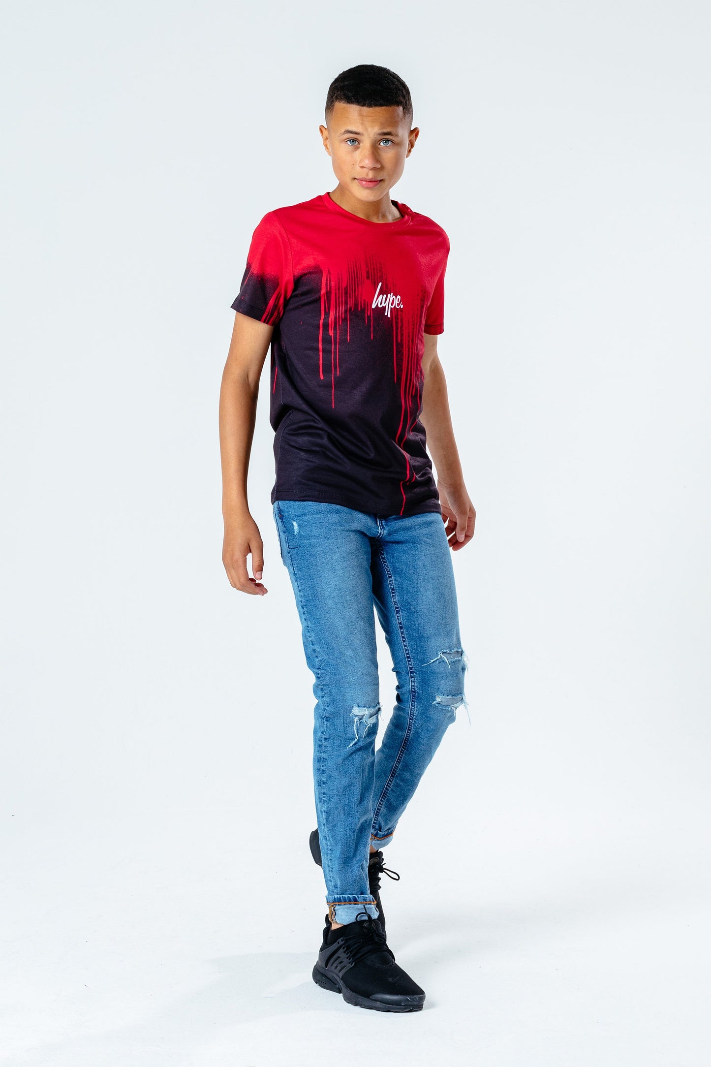 Hype Red Drip Kids T-Shirt