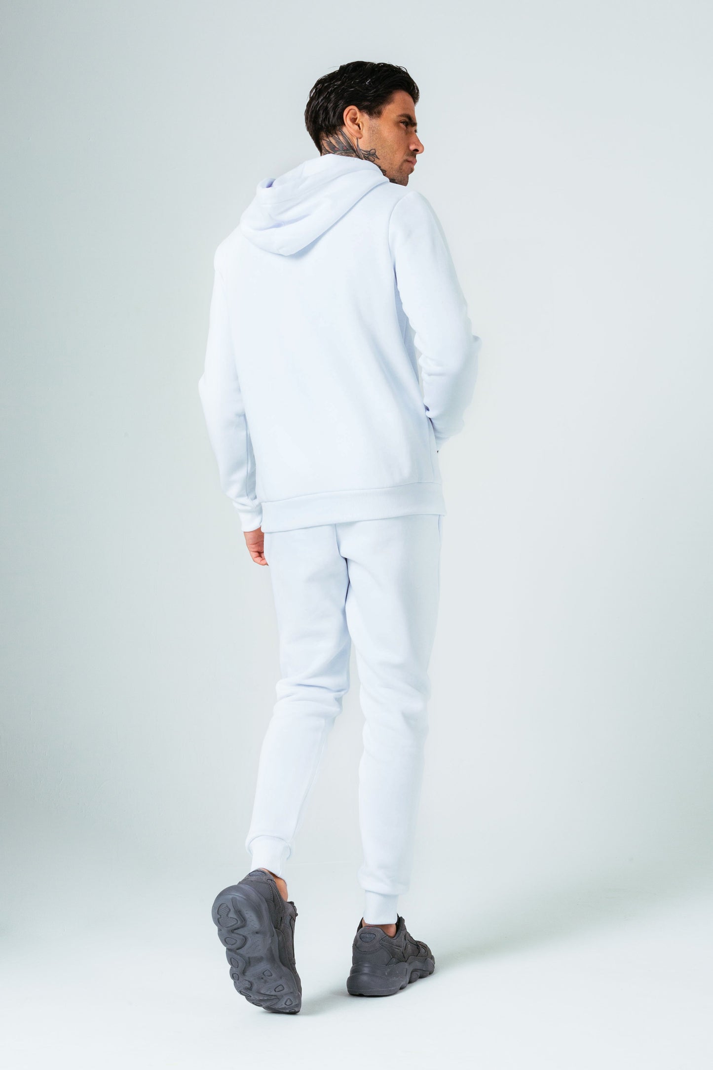 HYPE WHITE SCRIBBLE MEN'S TRACKSUIT