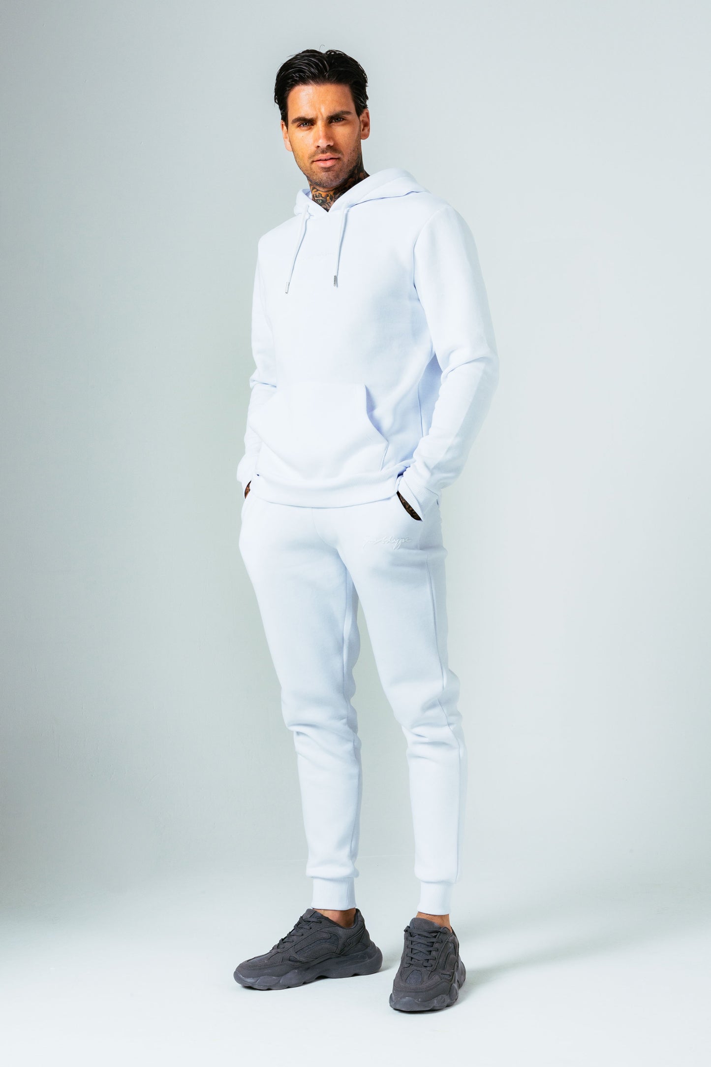 HYPE WHITE SCRIBBLE MEN'S TRACKSUIT