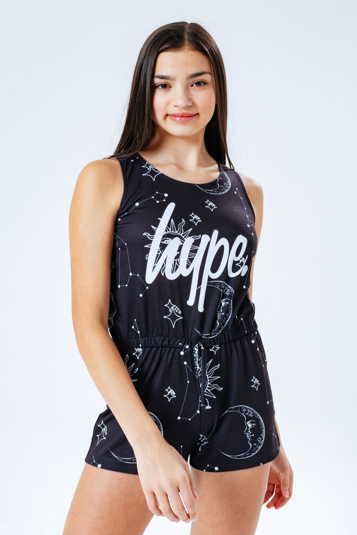 Hype Dark Mystic Aop Kids Playsuit