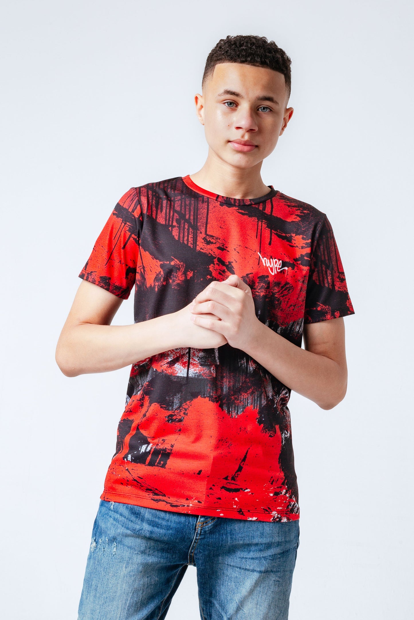 HYPE DRIPPY BLOTCH BOYS T-SHIRT