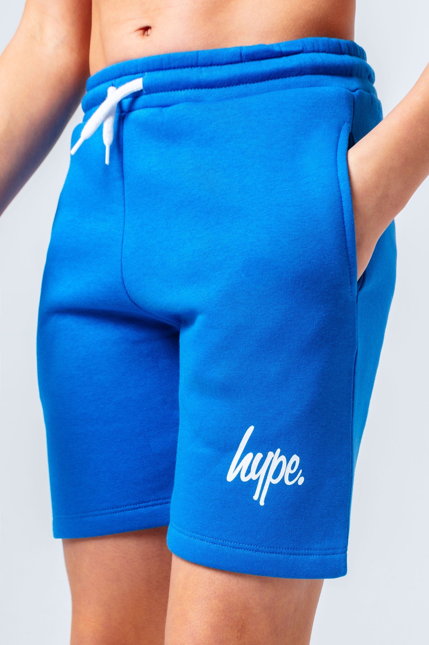 HYPE BLUE SCRIPT KIDS SHORTS