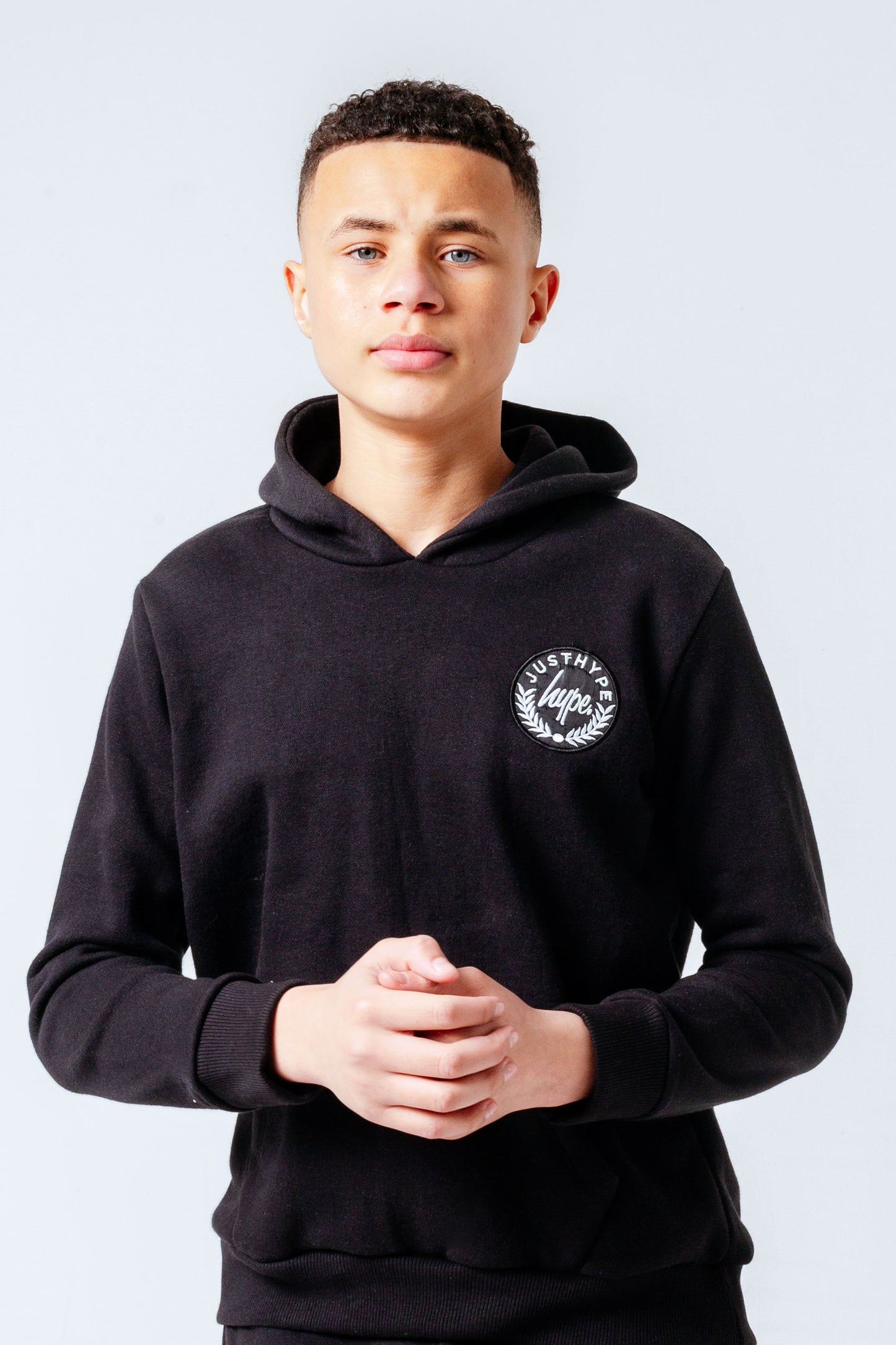 HYPE BLACK CREST KIDS TRACKSUIT