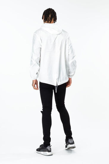 Hype White Crest Mens Fishtail Jacket