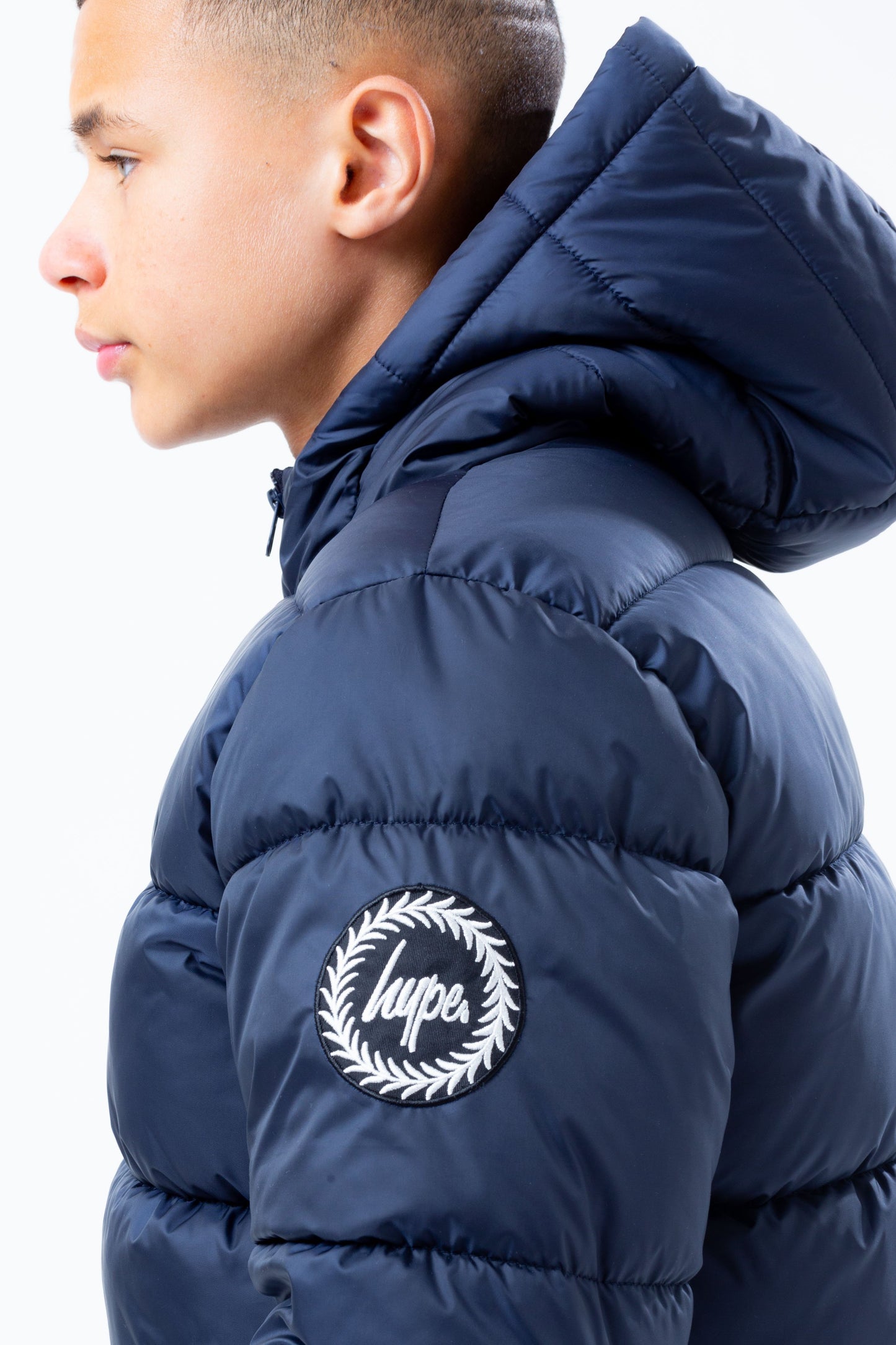 HYPE NAVY KIDS PUFFER JACKET