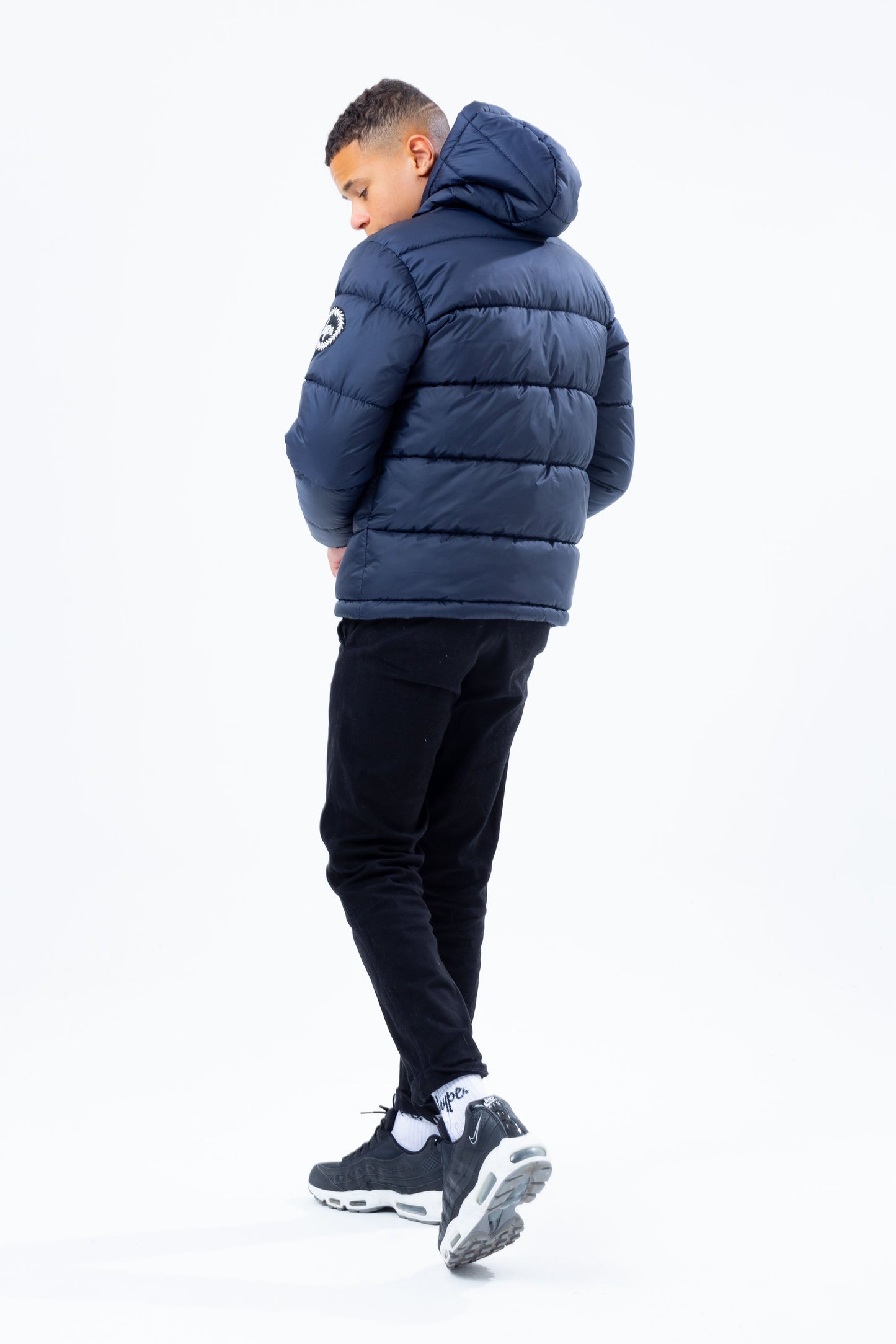 HYPE NAVY KIDS PUFFER JACKET