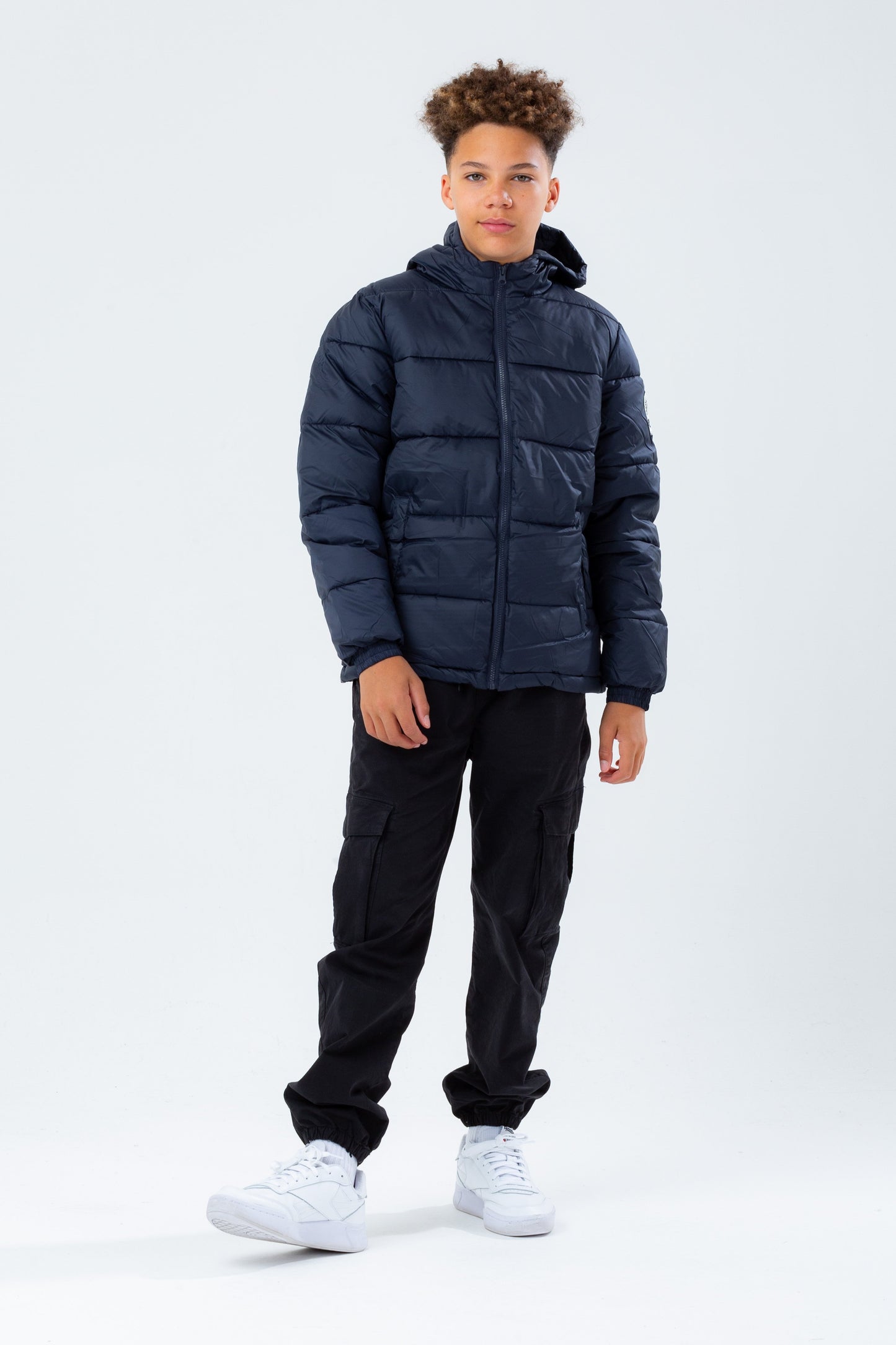 HYPE NAVY KIDS PUFFER JACKET