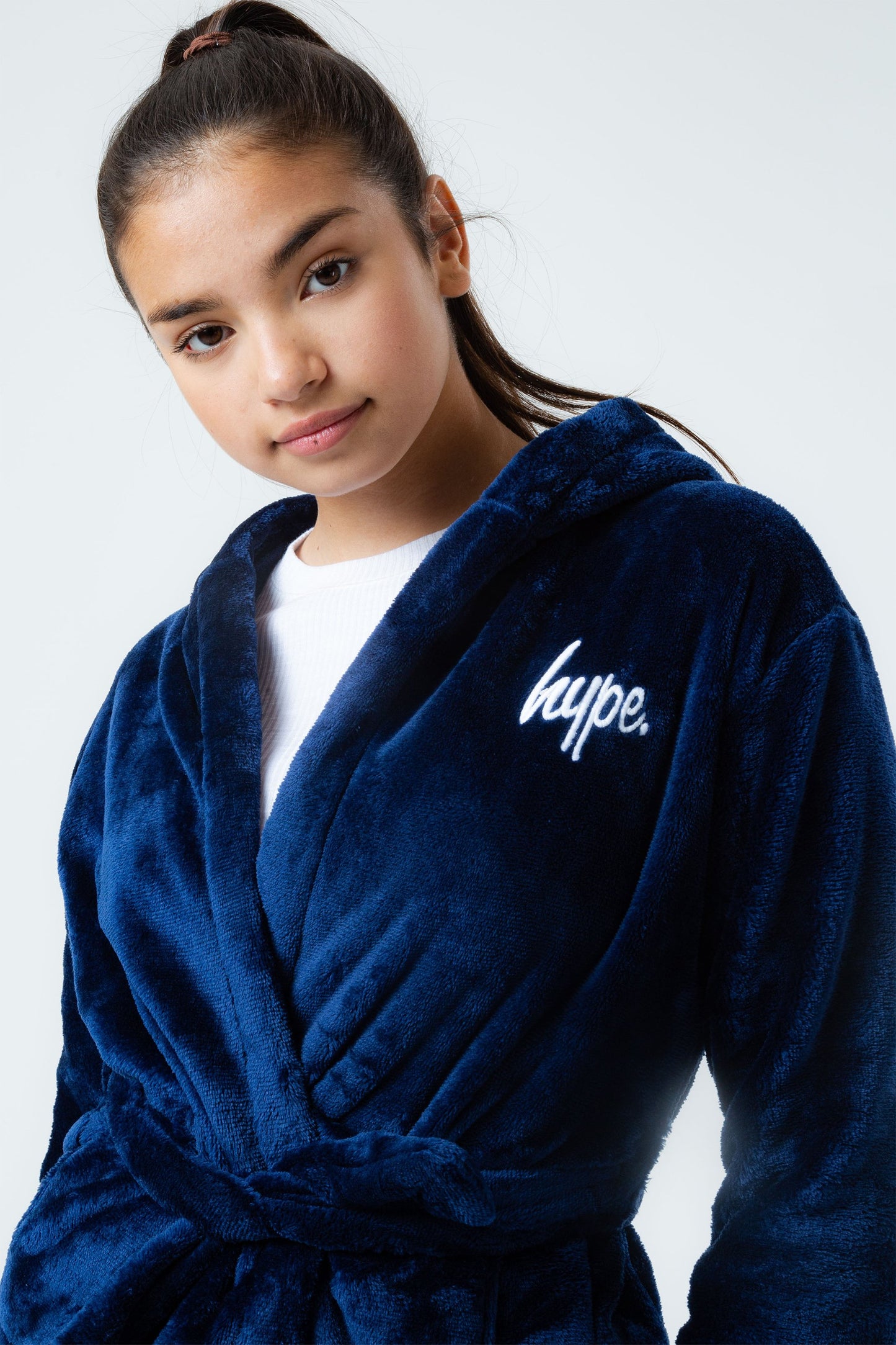 HYPE NAVY KIDS ROBE