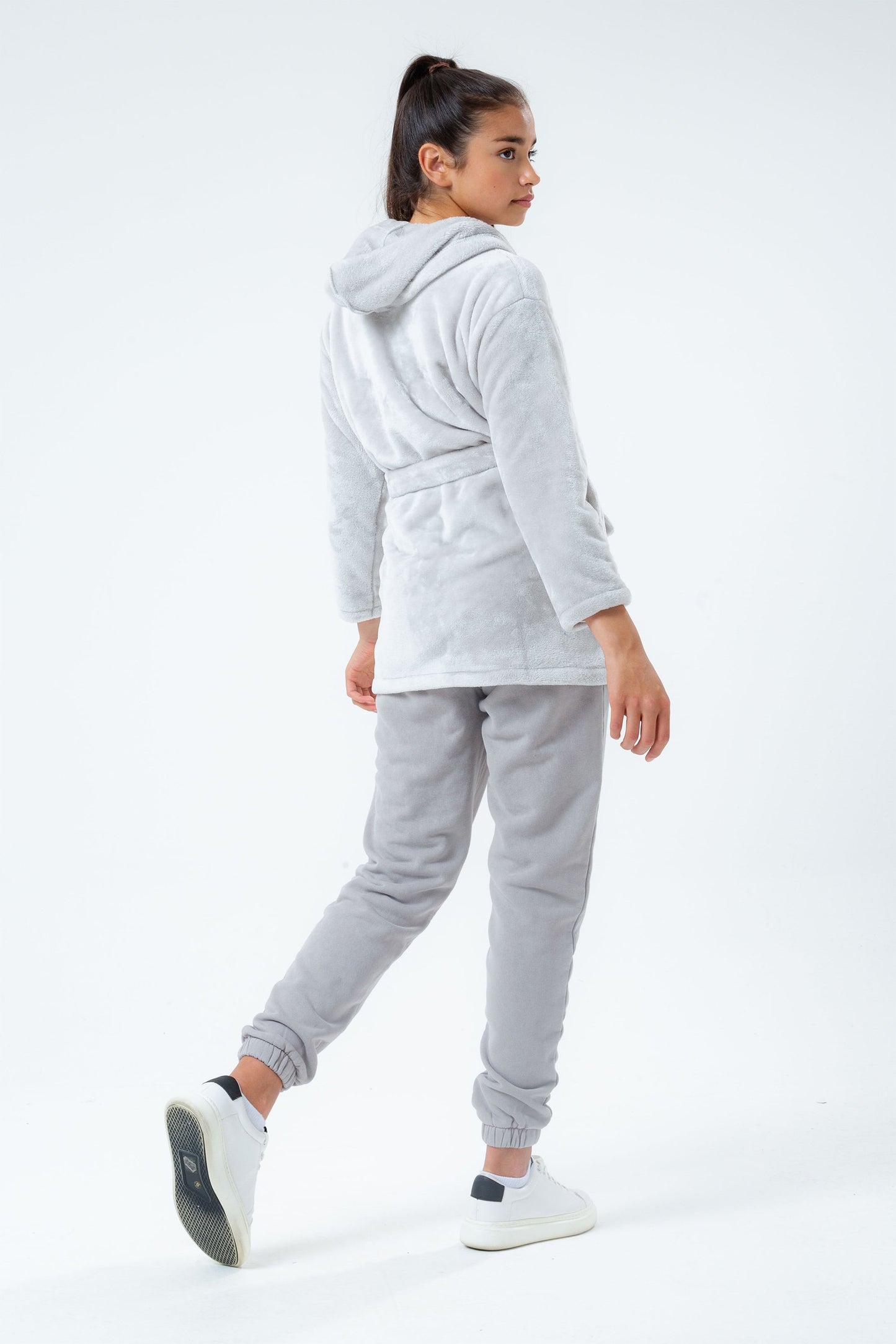 HYPE GREY KIDS ROBE