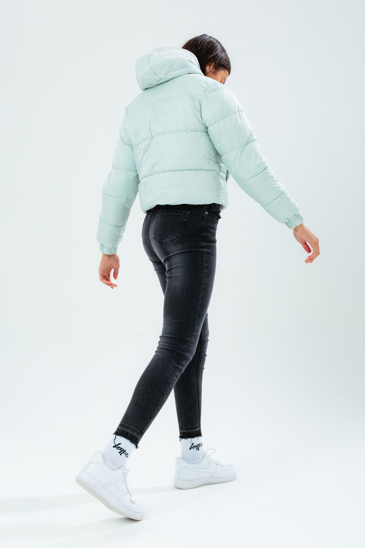 HYPE SAGE GIRLS CROPPED PUFFER JACKET