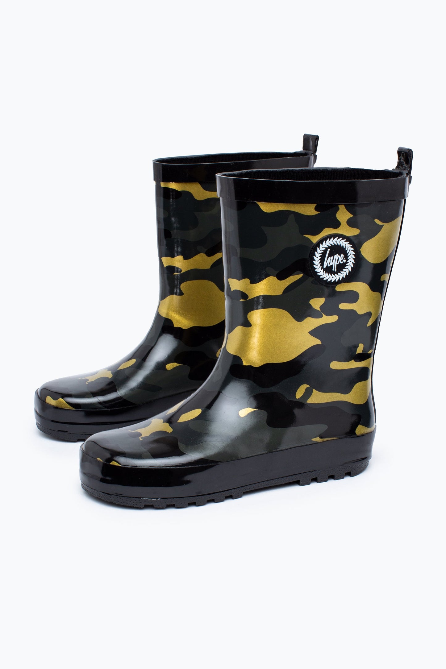 HYPE BOYS GOLD CAMO WELLIES