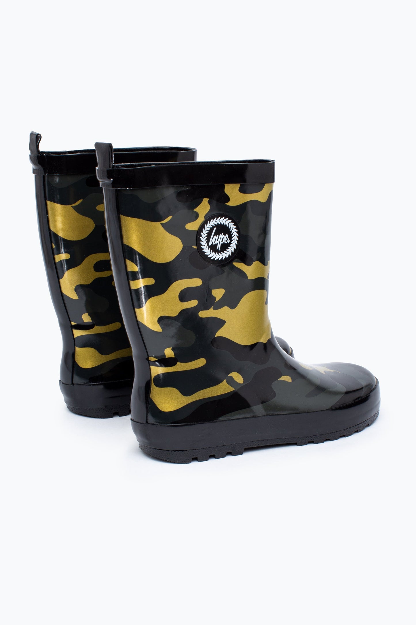 HYPE BOYS GOLD CAMO WELLIES