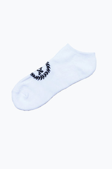 Hype 3 Pack White Trainer Socks