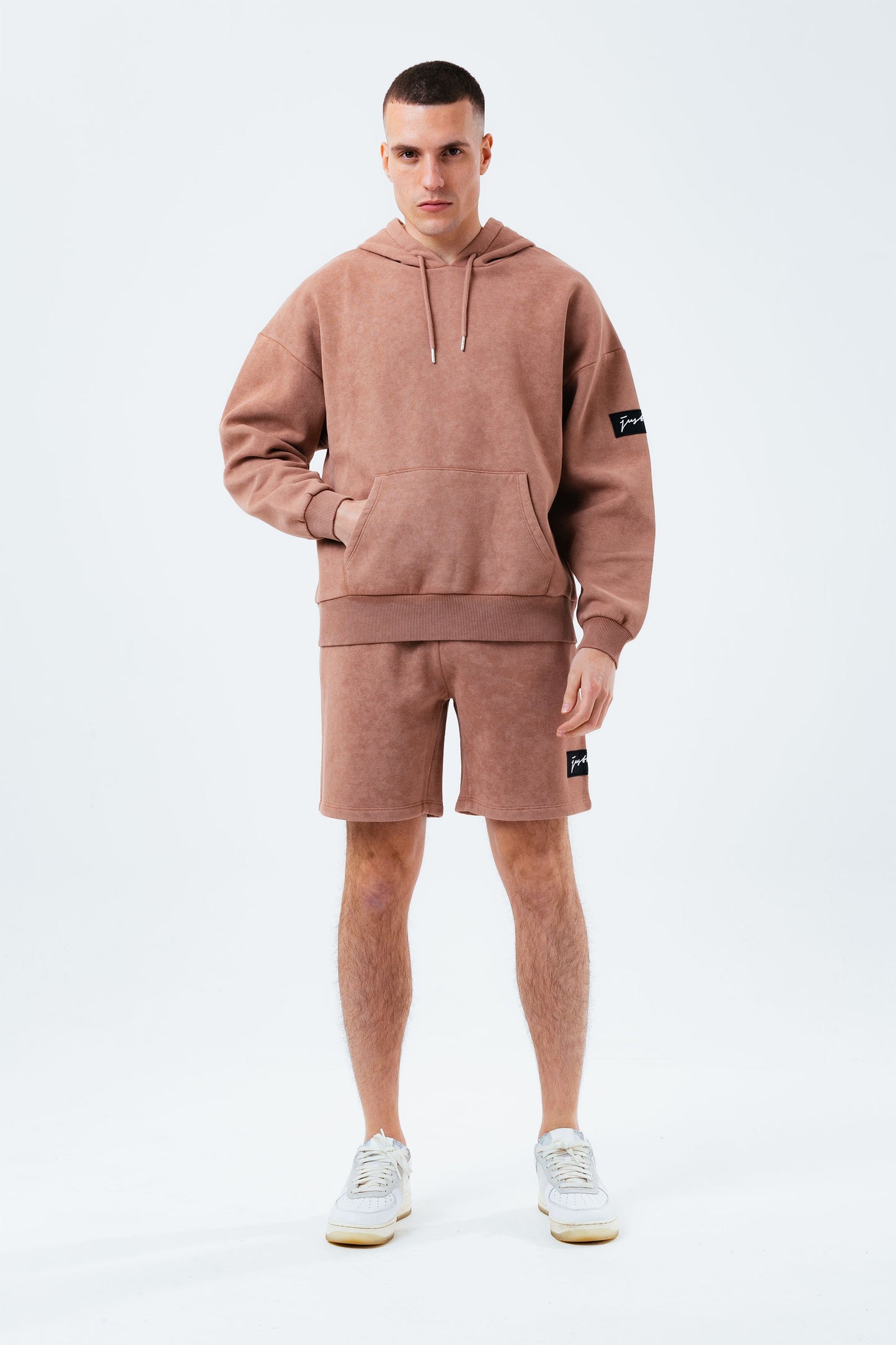 HYPE BRICK VINTAGE MEN'S DROP SHOULDER HOODIE