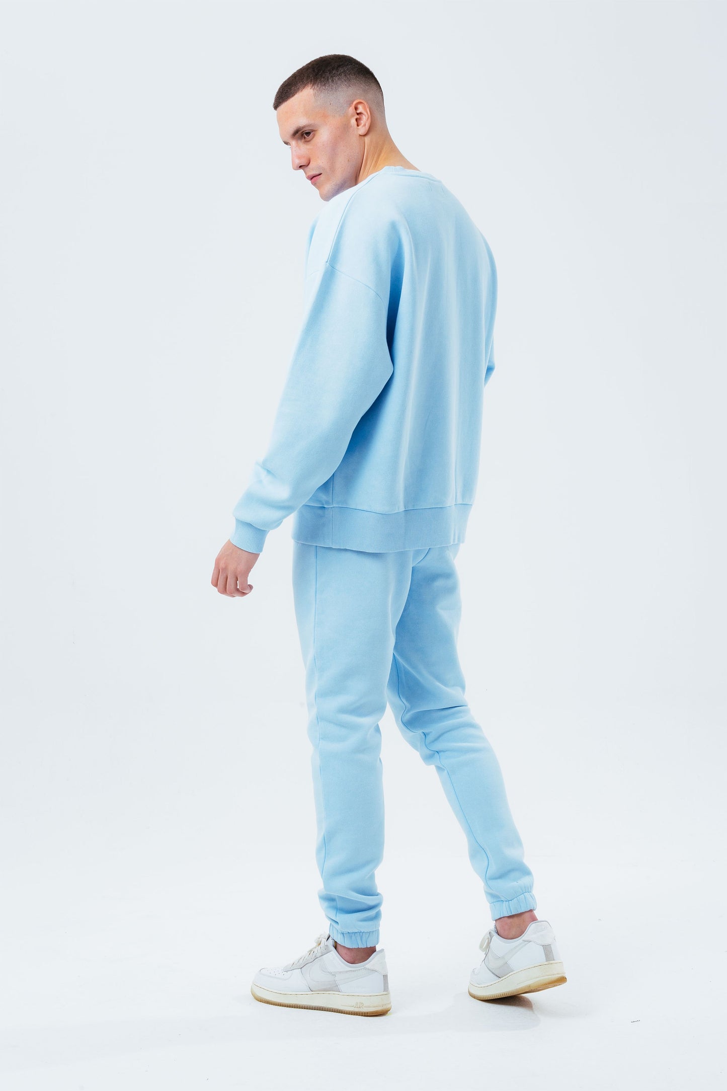 HYPE BLUE VINTAGE MEN'S OVERSIZED CREW NECK