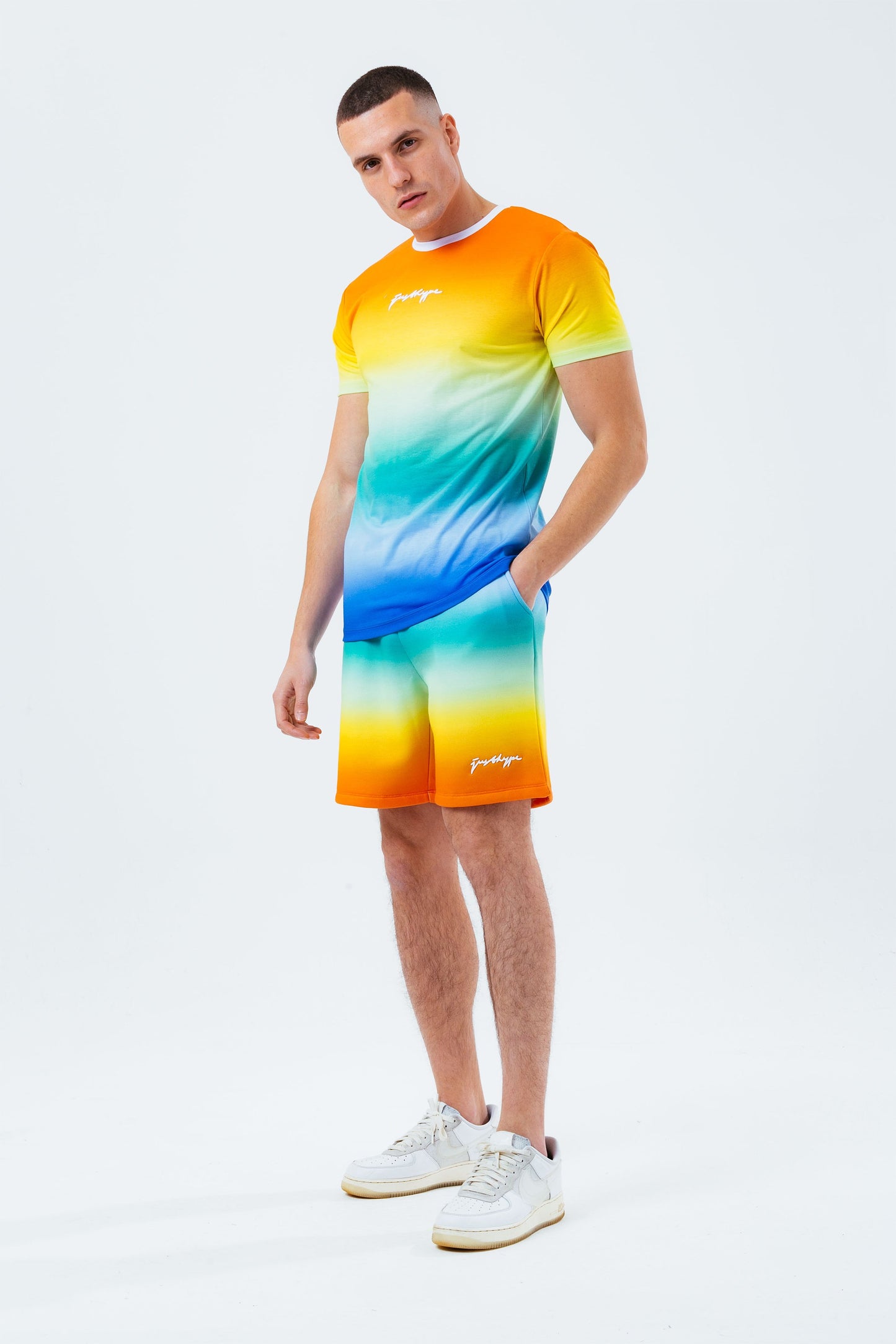 HYPE CORAL FADE MEN'S SHORTS